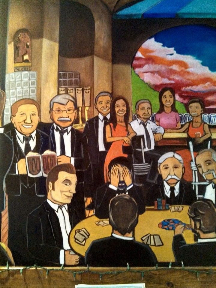 Bar Mural - Unc's Patio, Auburn, Ohio 