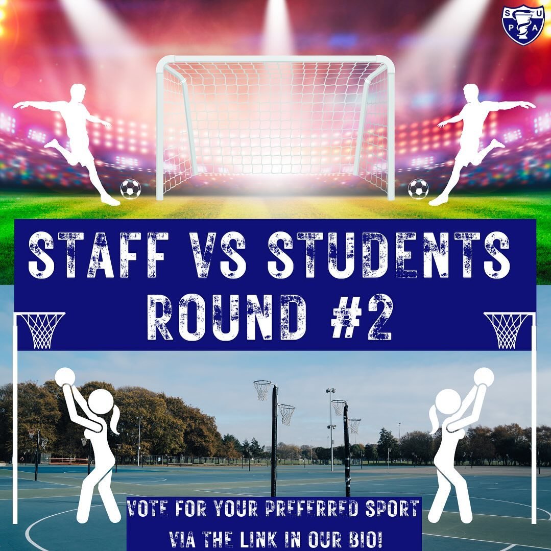 🚨Calling all pharmacy students🚨

Following on from a great 1st match of touch football against the Staff, we&rsquo;re ready to take on Round 2 of the Staff vs Students Sport Series!! After suffering a disappointing loss in the final play of the gam