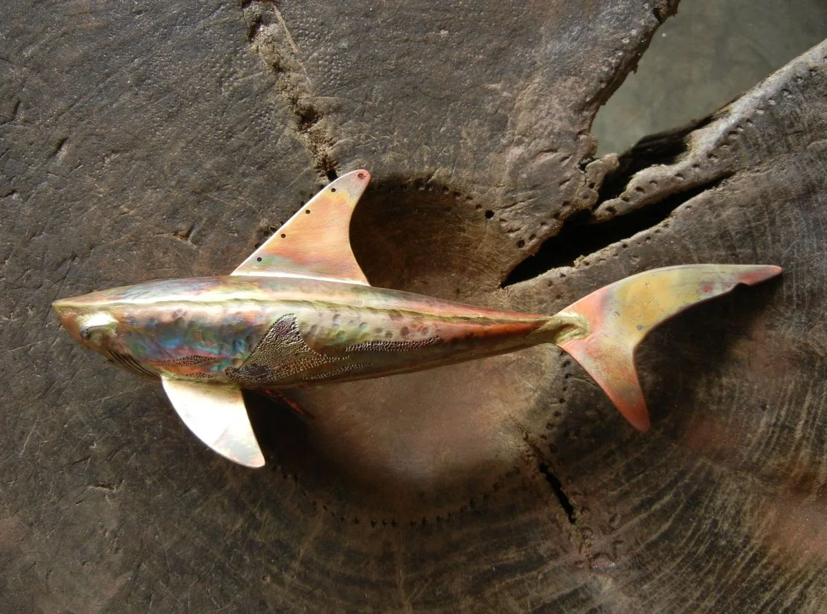 Finished Copper Shark