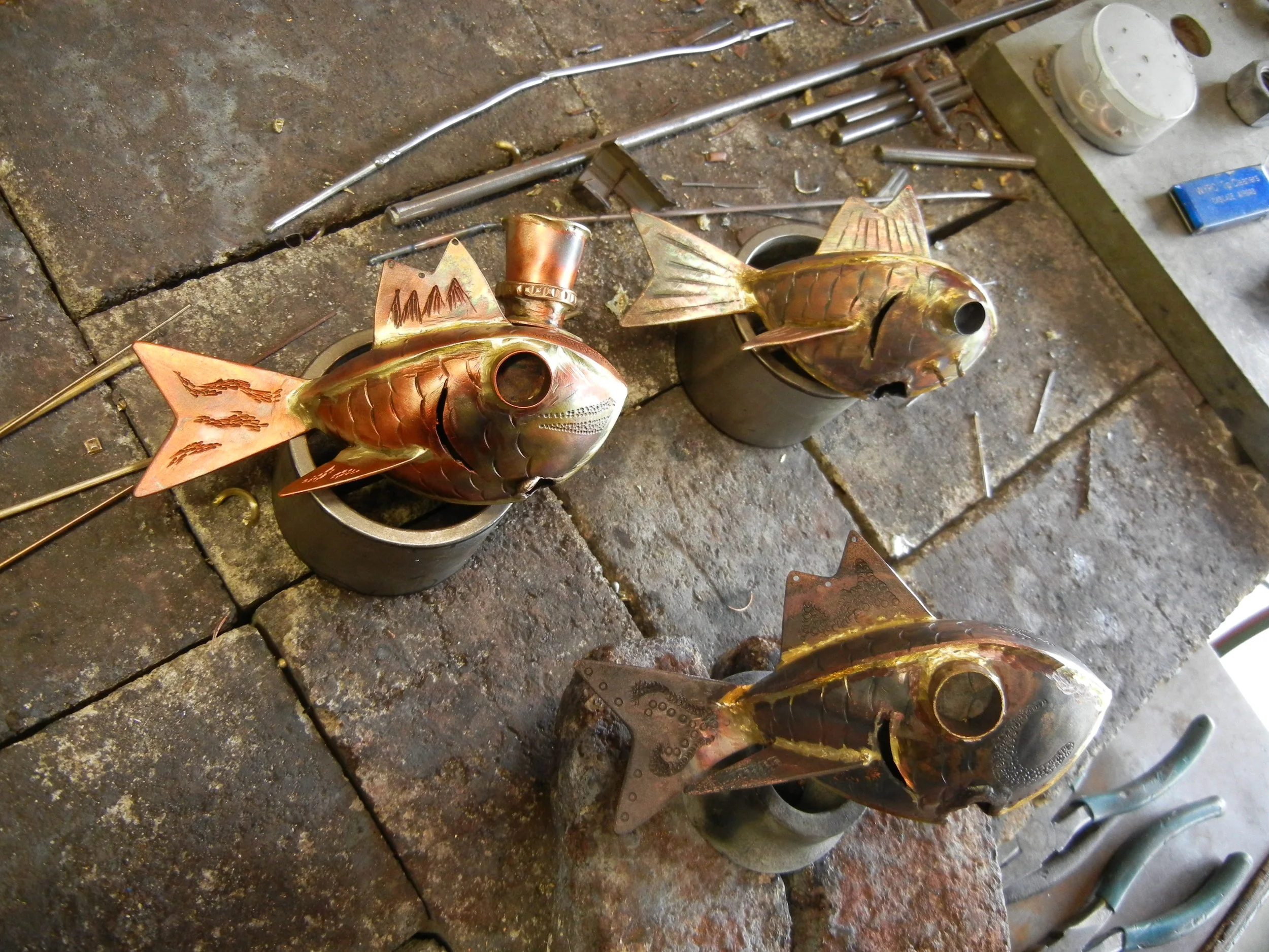 Freshly made hot off the torch!