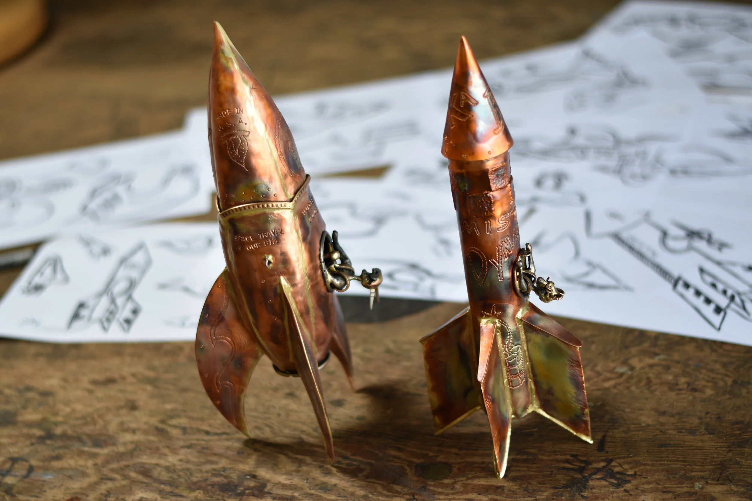 Boys ready for blast off