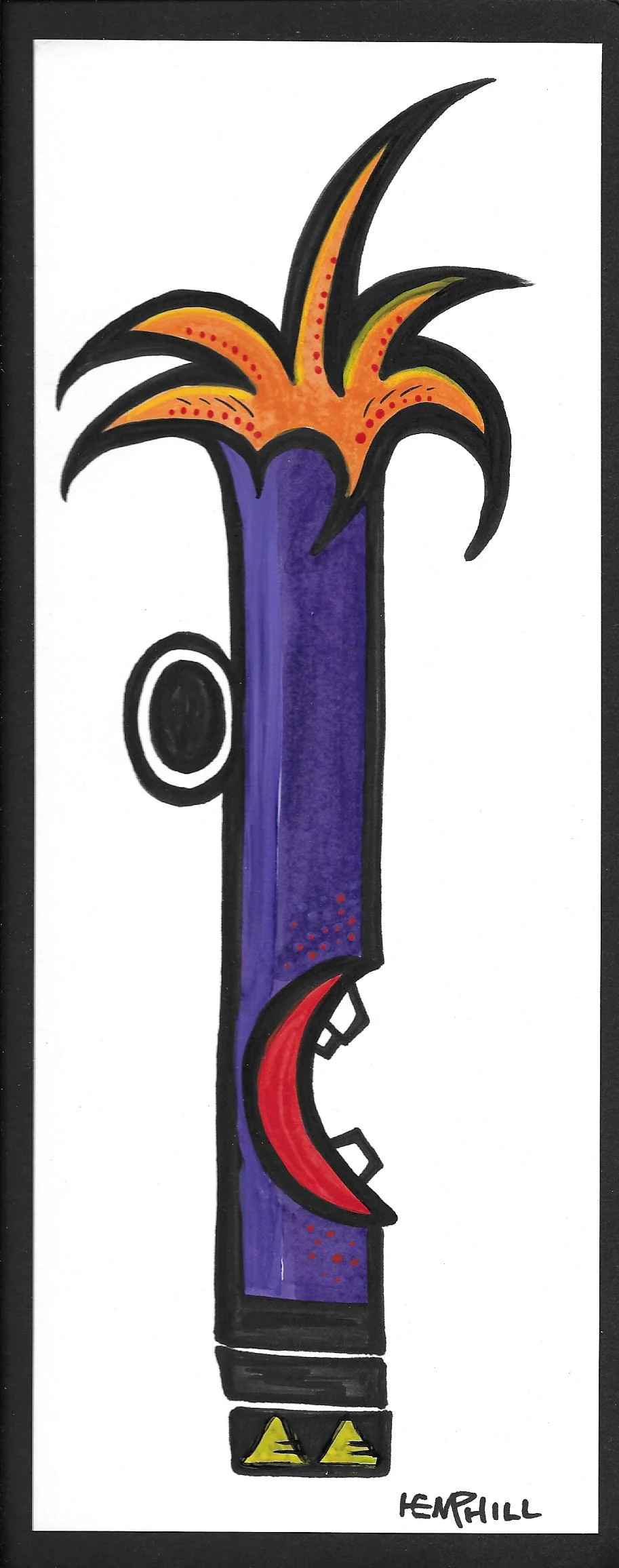 So back to the story of going from wood carvings from little doodlings to these. ARTS ALIVE is my motivator, change it up every month everytime and peope will be back. Mr. Purple will see to that.