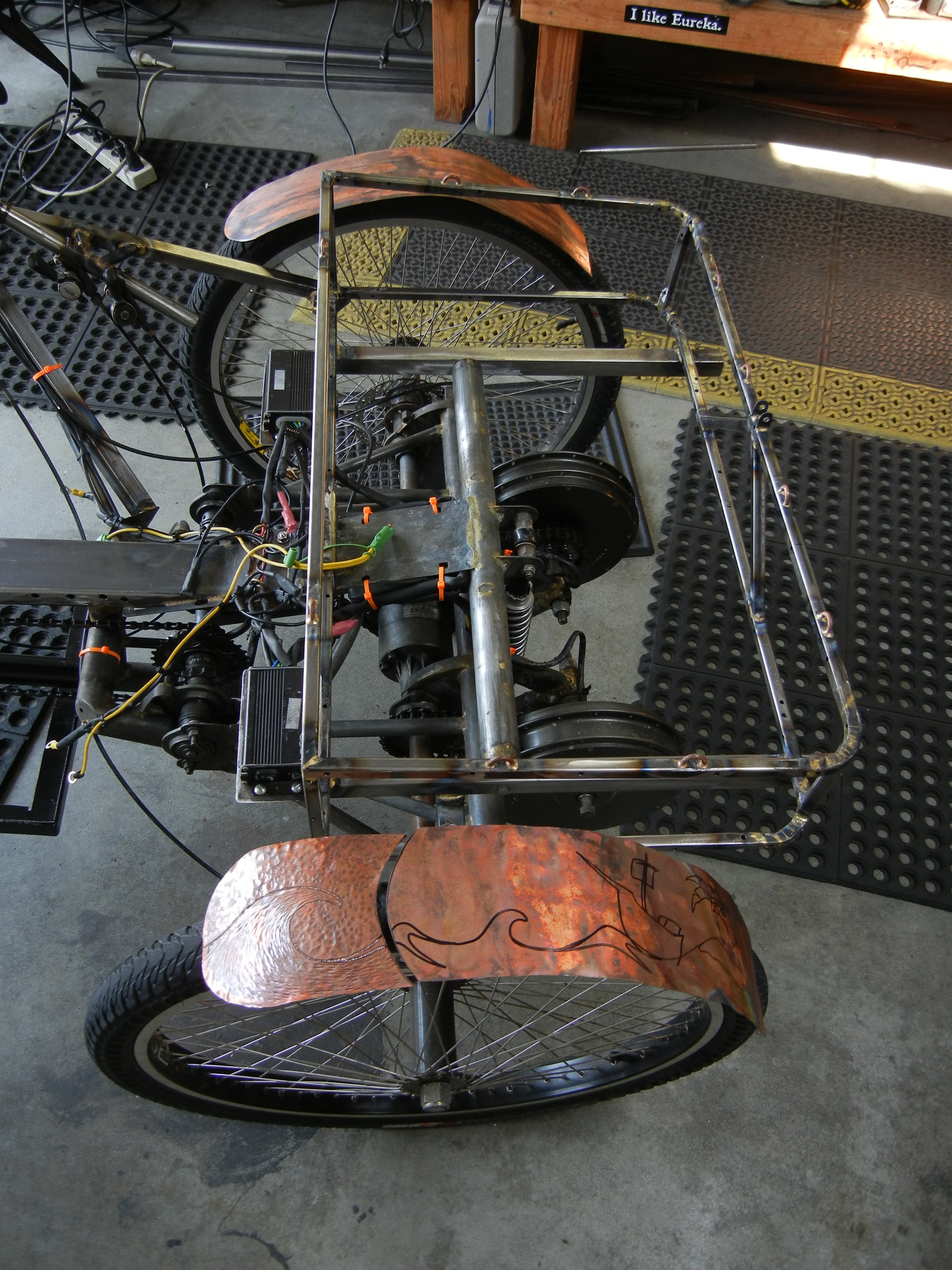  Most of the really “need to take action on” has been completed now to start having fun on the body. Fender up! 