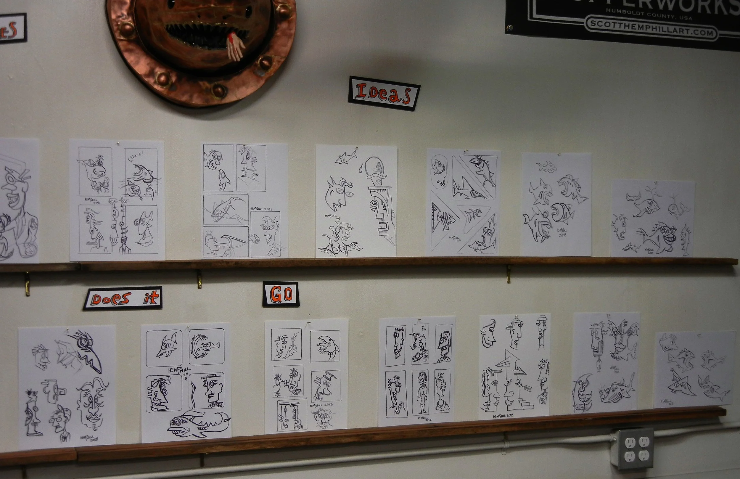  I still have a problem with the paper not being big enough so I confine myself to smaller spaces to draw. Good stuff in some others bunk. 