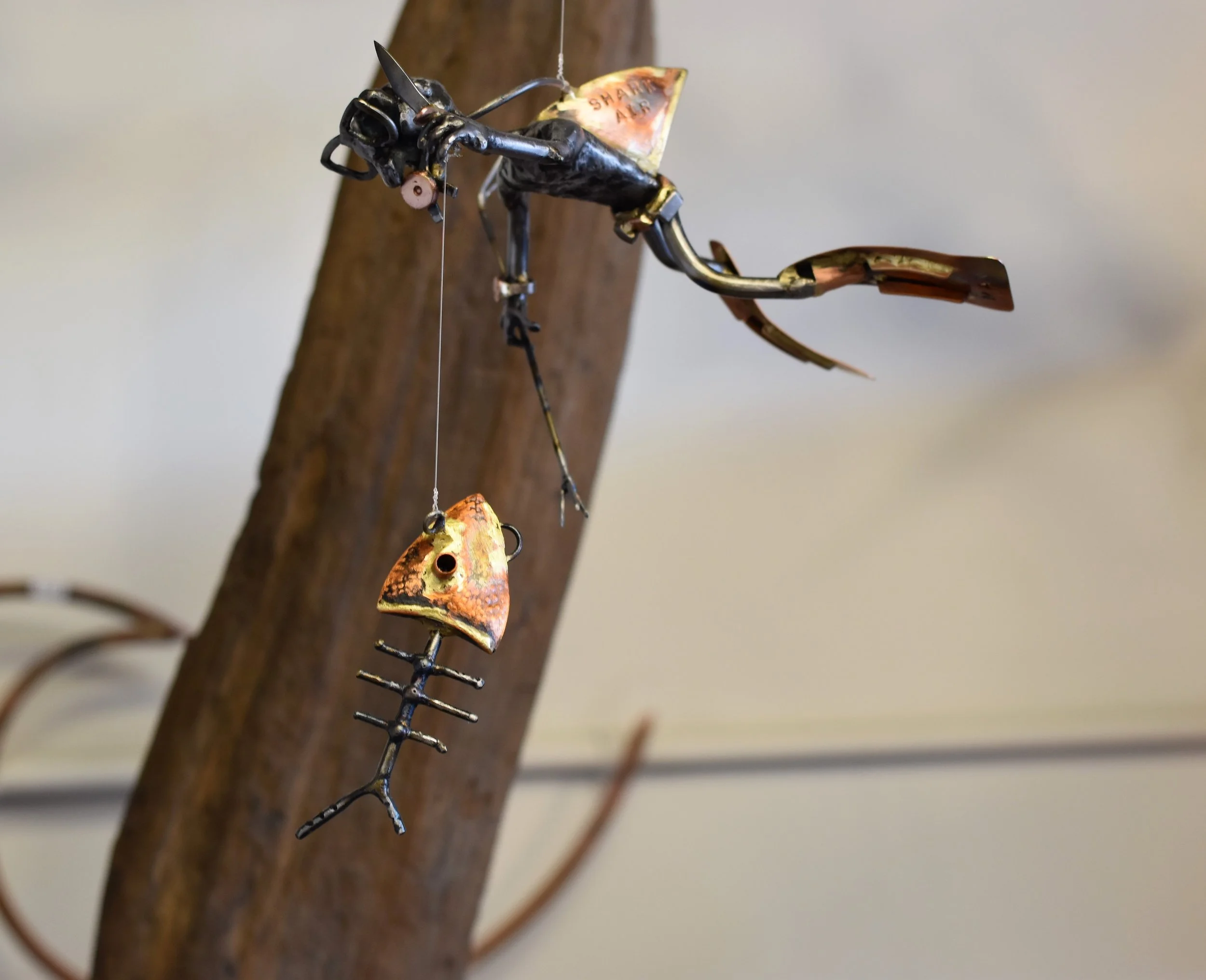 Diver Dan &amp; his fish named "Chomp"
