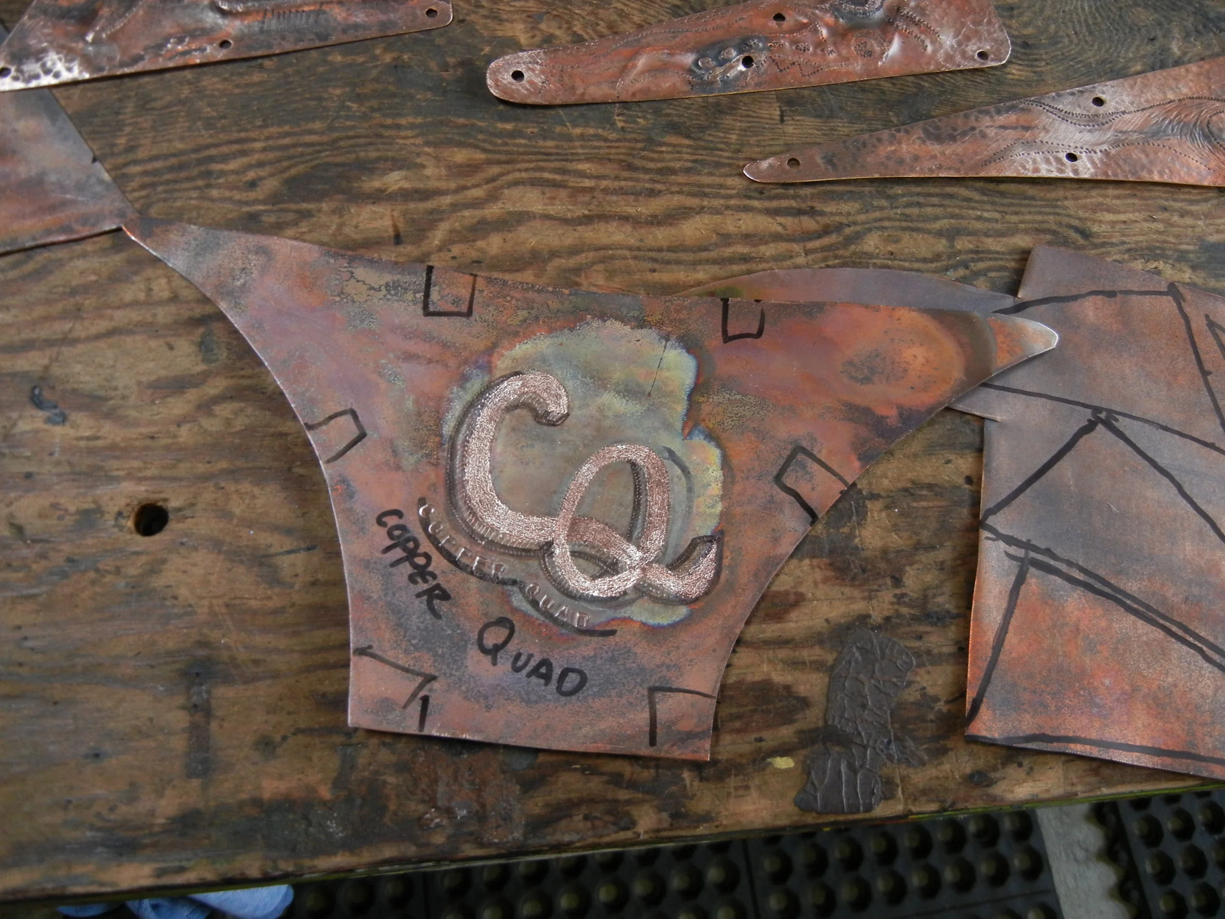  Do prelim Artwork first &amp; flat, spell stuff out in writing before committing to metal. 