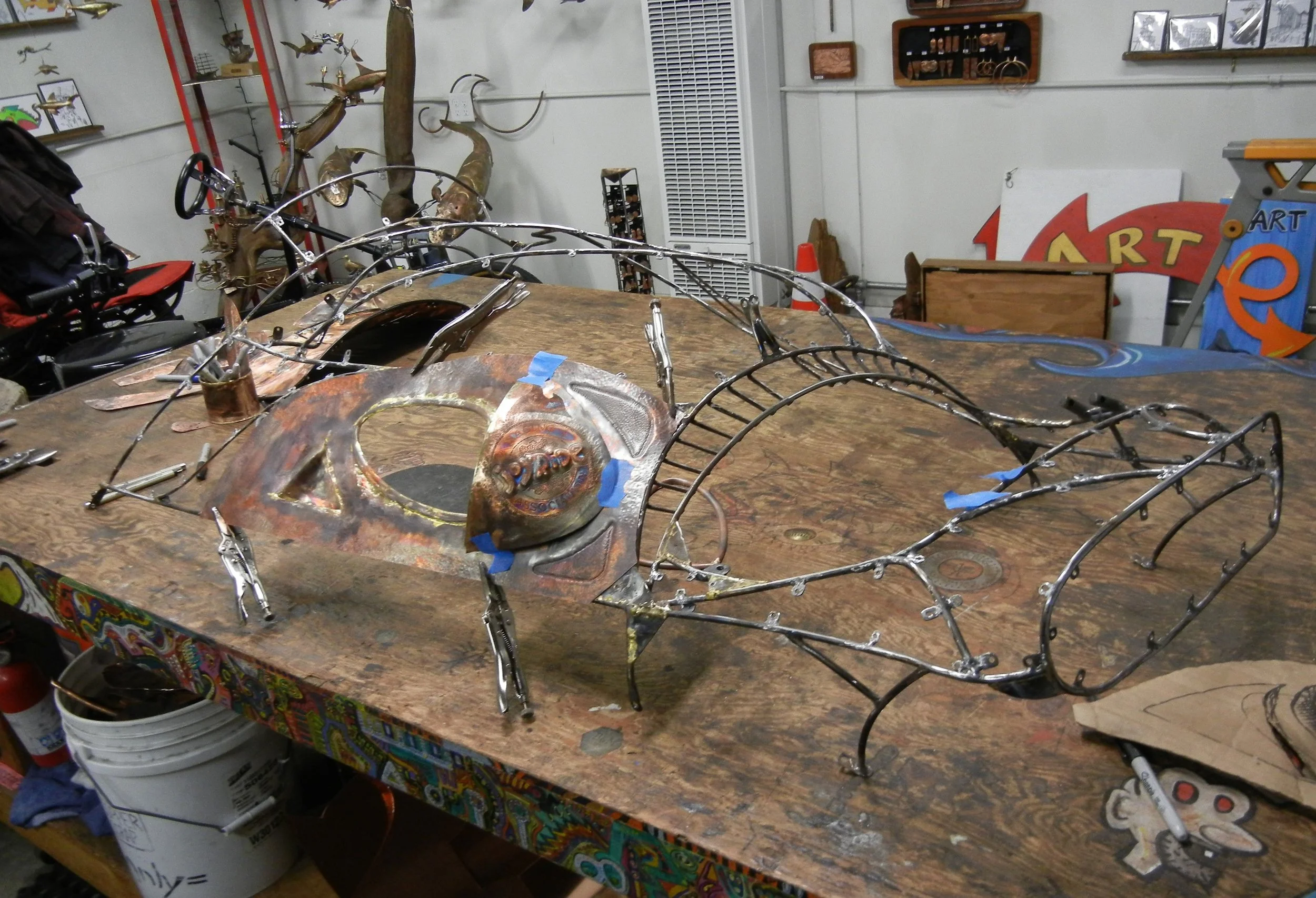  Right side panel with viewing window, sponsored by JoyRide Racing Association! 