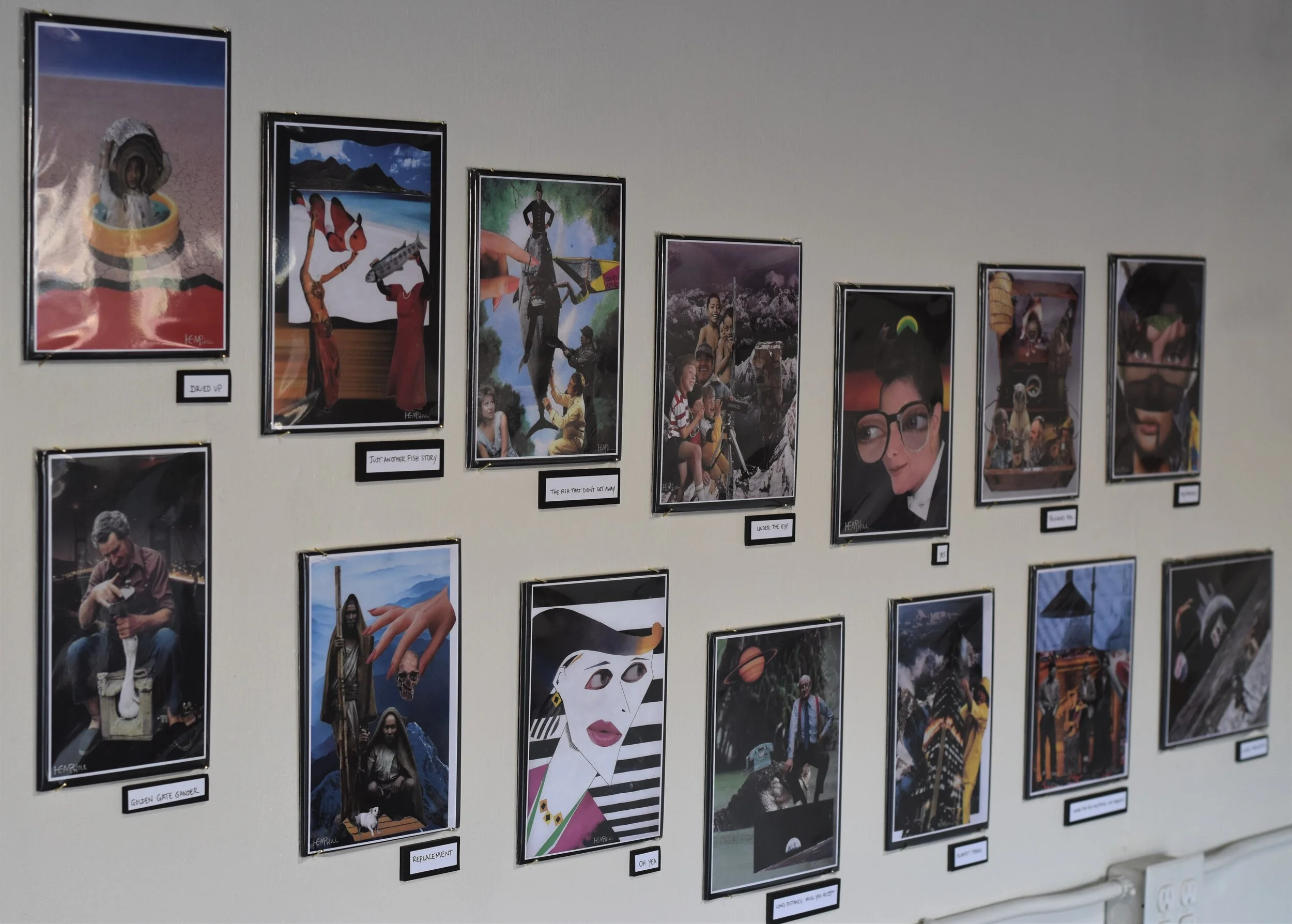  These are a few collages I did back in the day, either at home or standing watch at CG Airsta Humboldt Bay. 