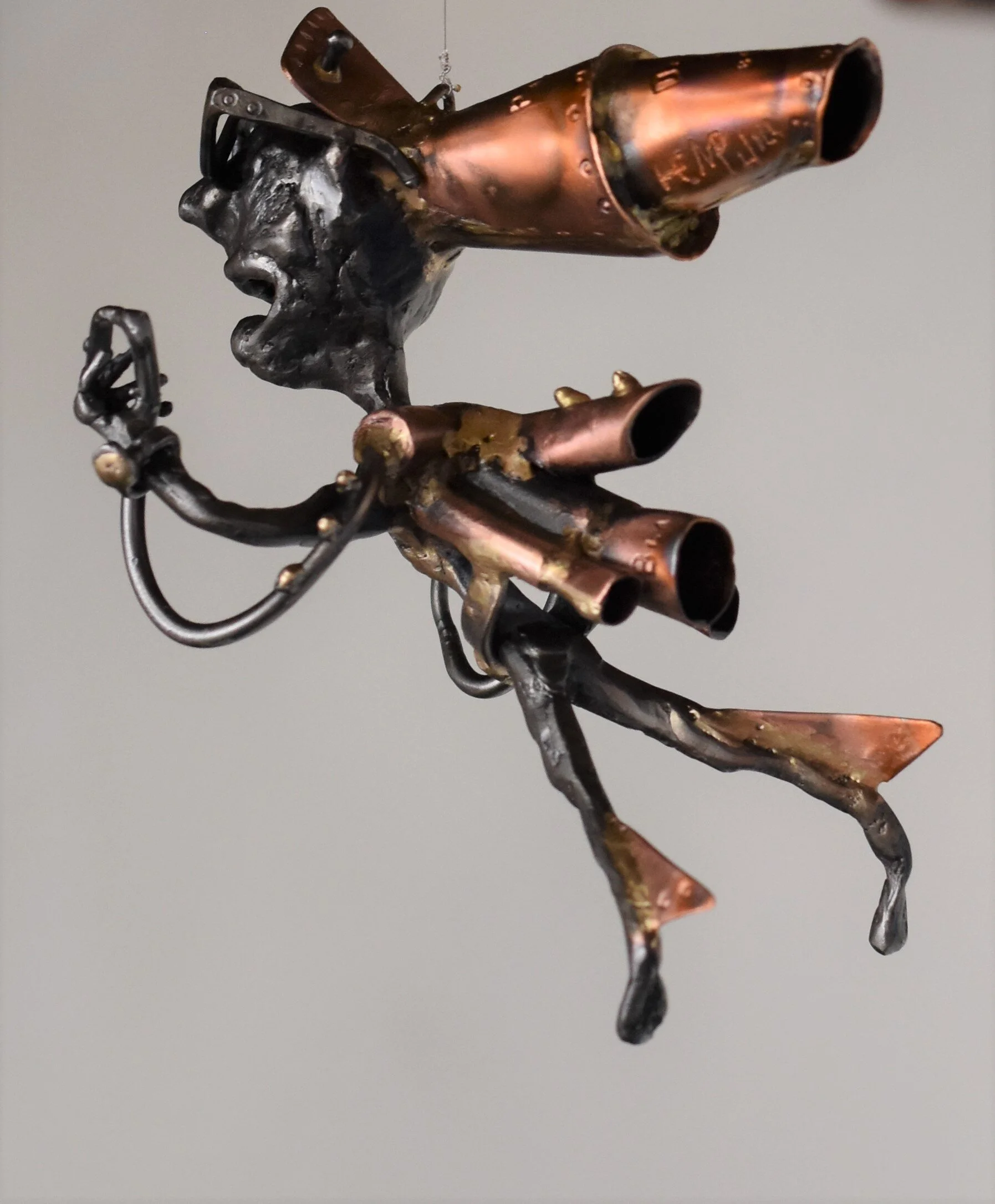  Jet Pack Black doing flight maneuvers during Arts Alive. 