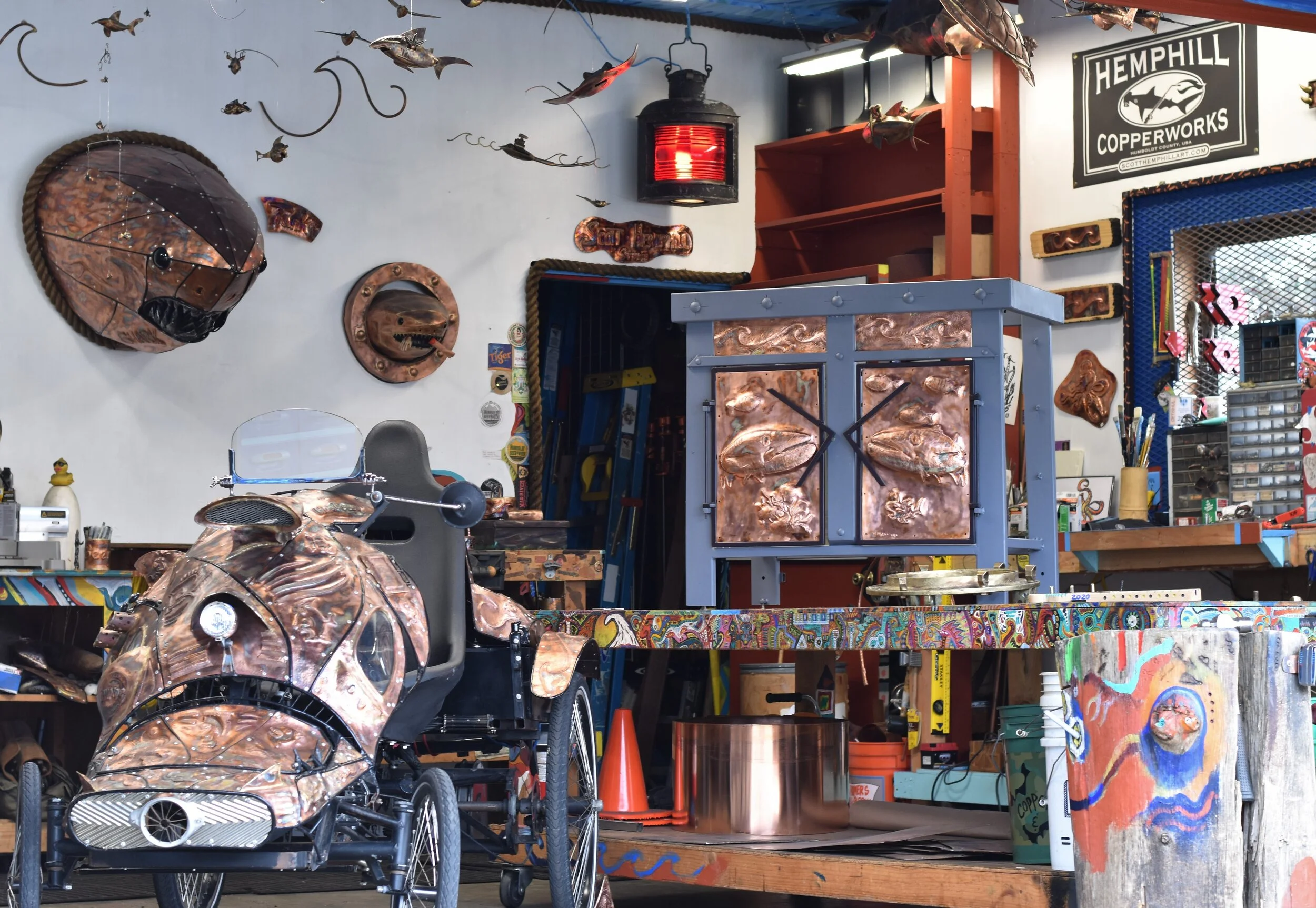  Took a couple months to paint, paint and more paint. Now ready for some torch action. 