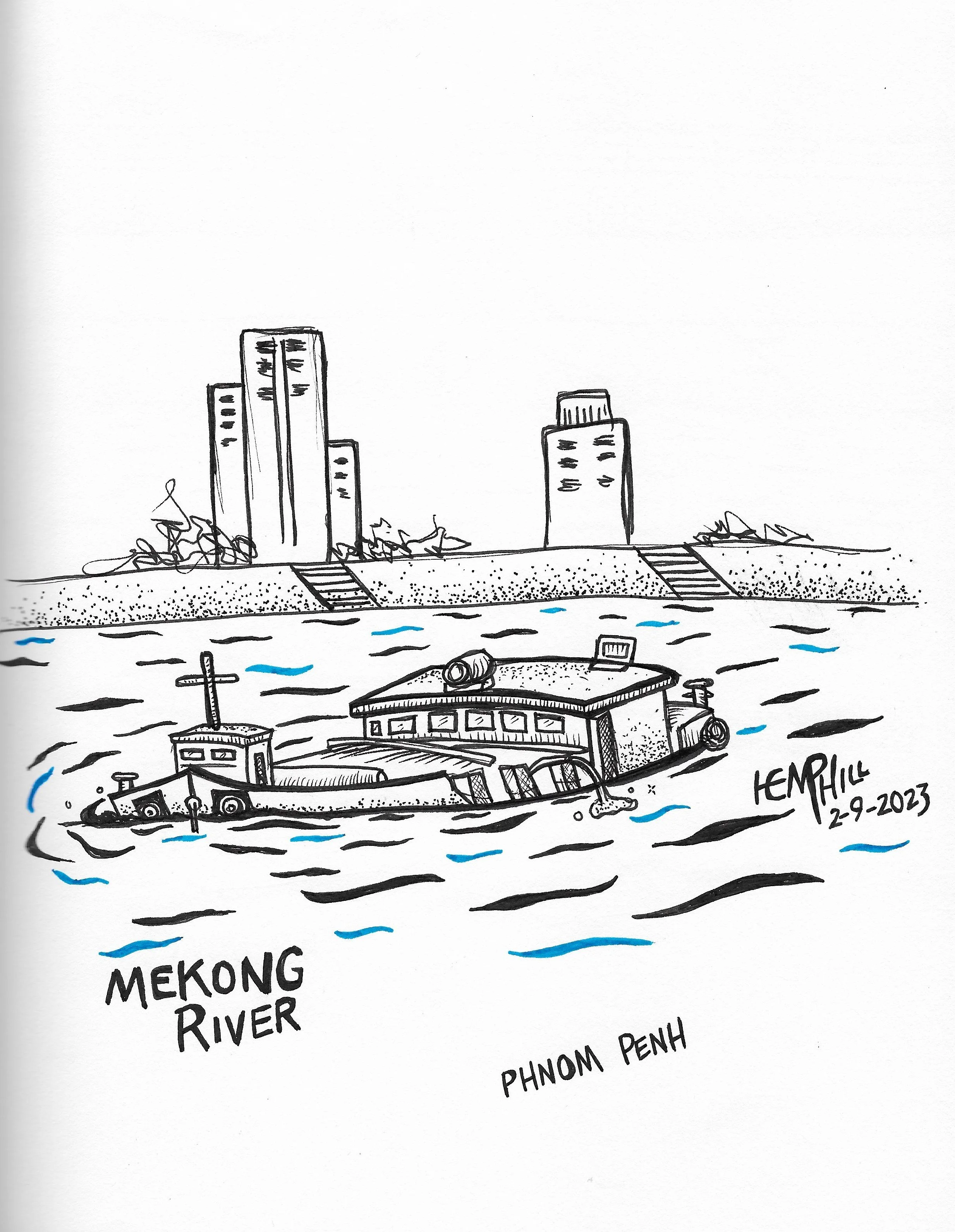 I call these "dumper boats" load em up then dump em, not much free board