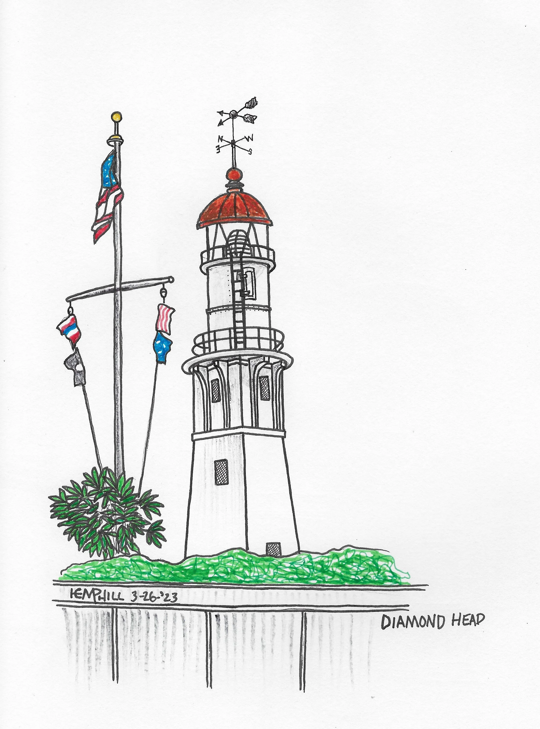 Diamond Head light - Oahu