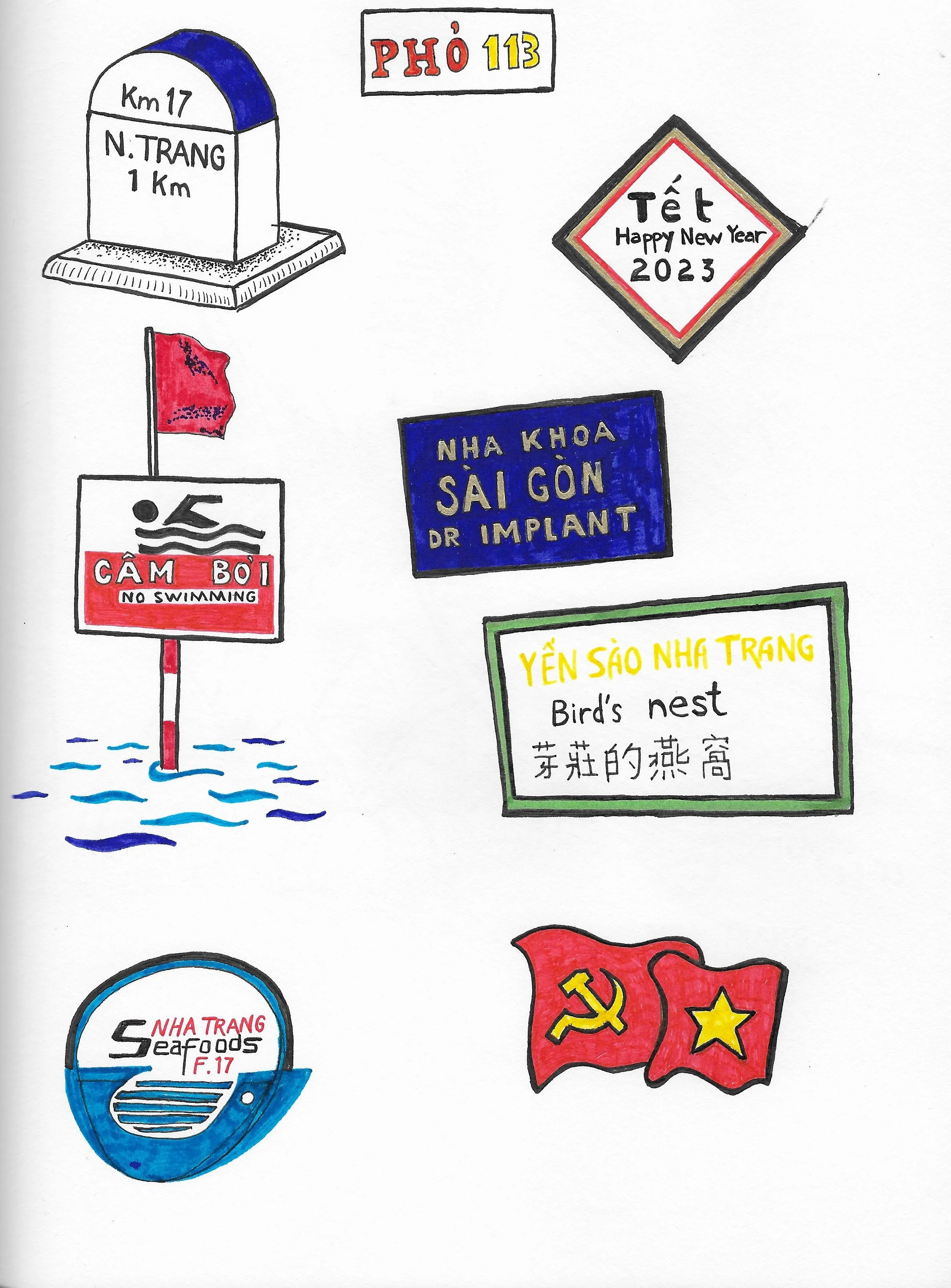 Signs seem very basic but actually took more time than anticipated, but fun was had