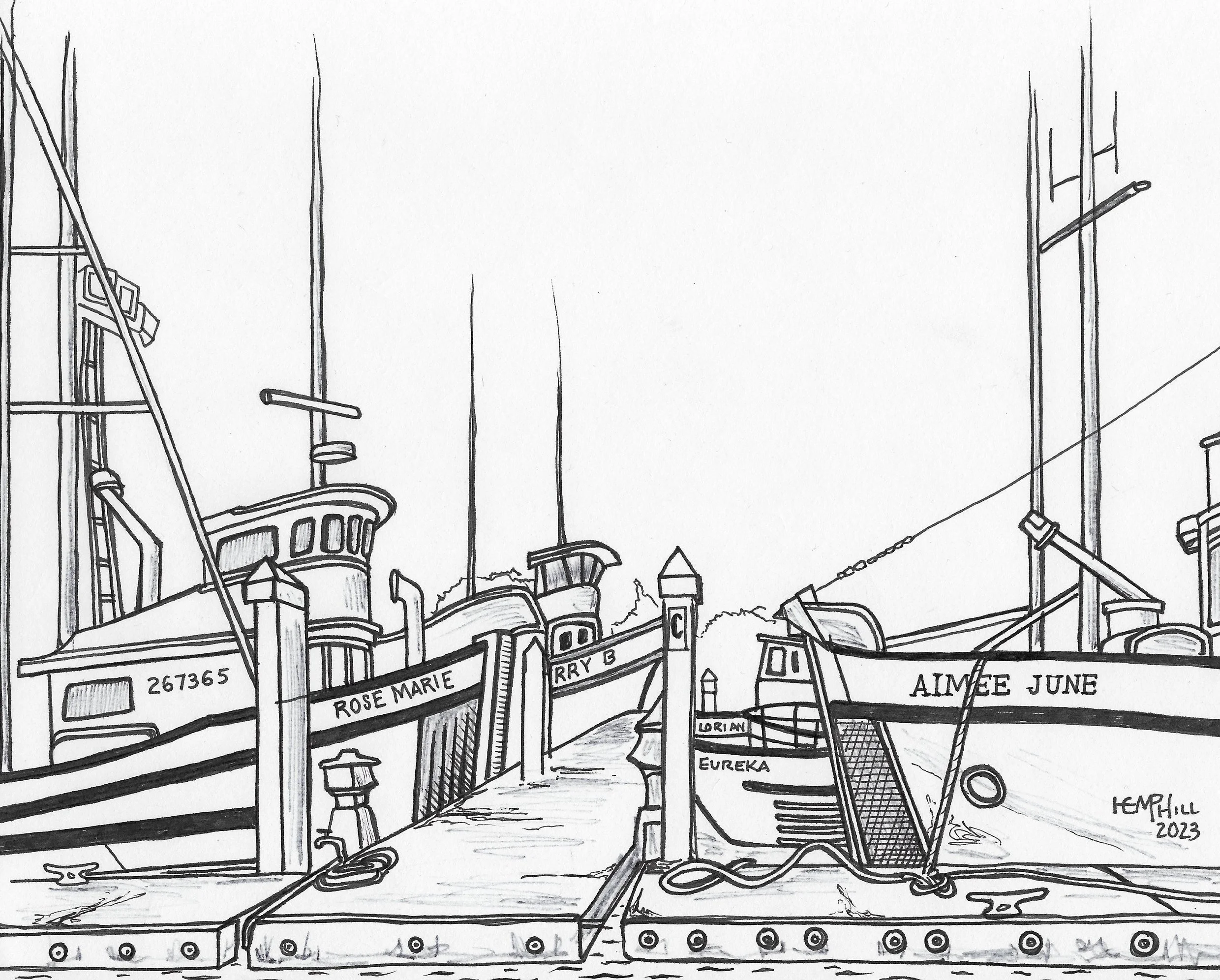 "Bow In" Cup O Joe now being served up Woodley Island Marina