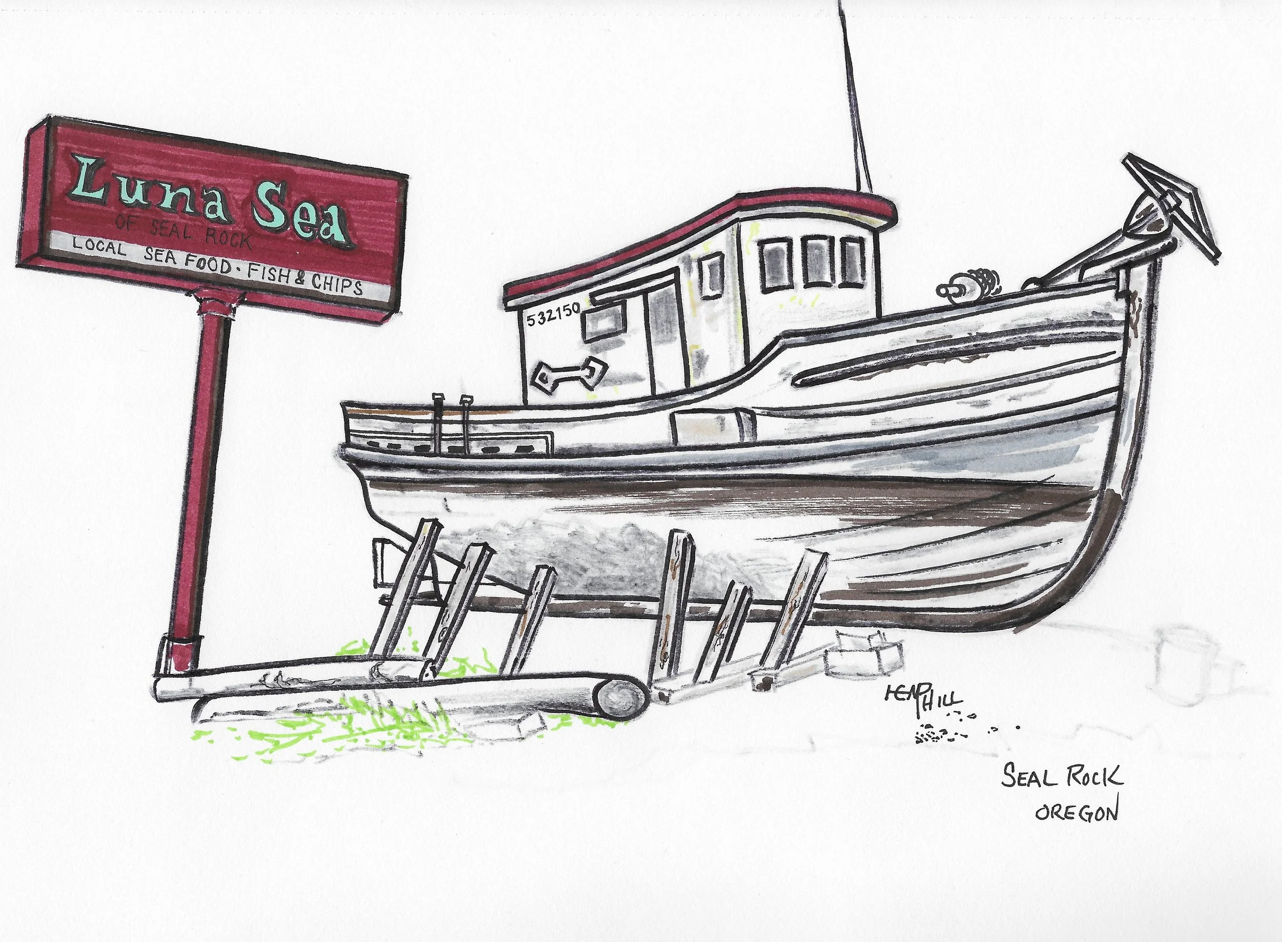 I continued north 101 Oregon coast found this quick draw
