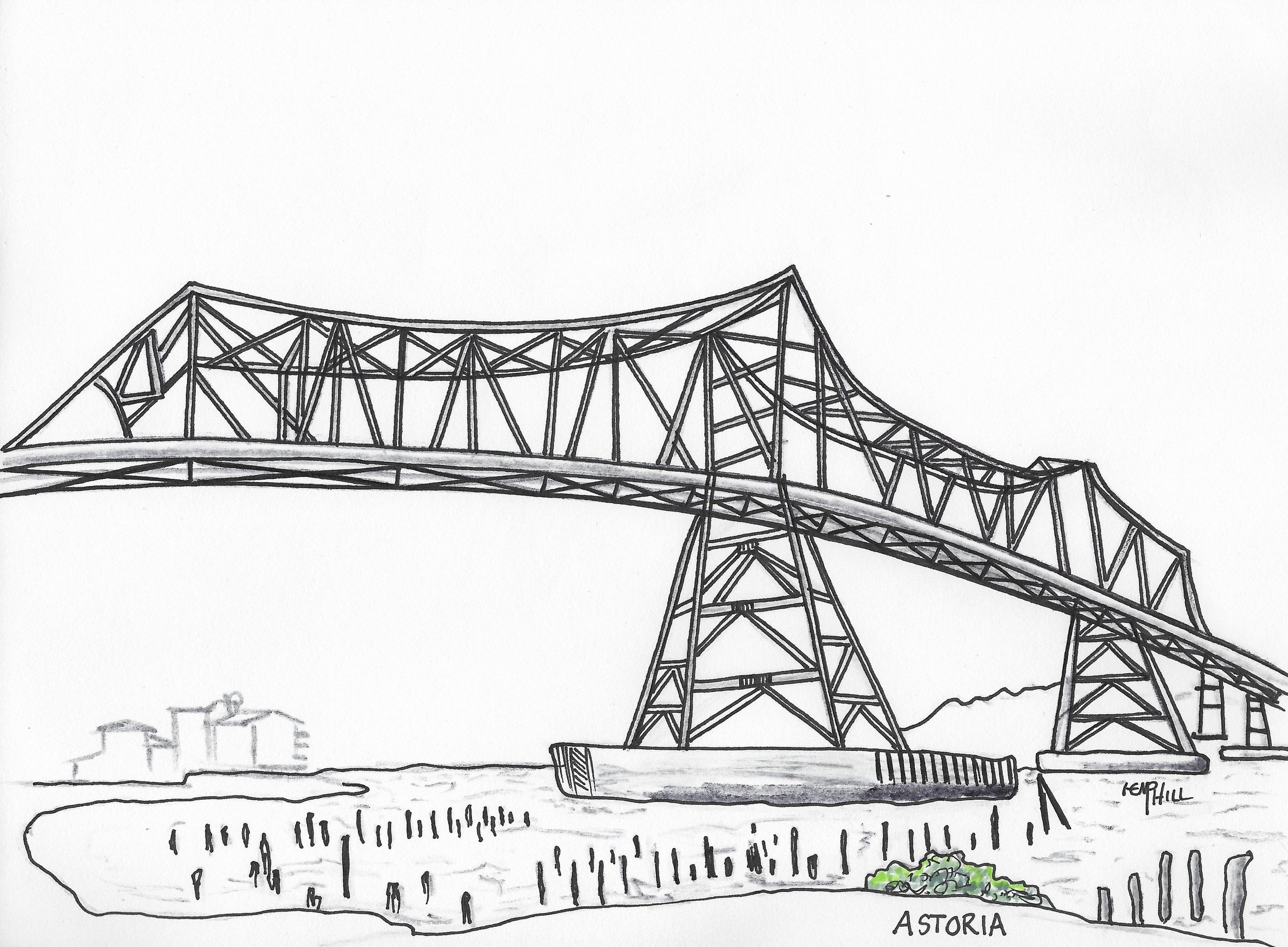 Colombia River bridge 