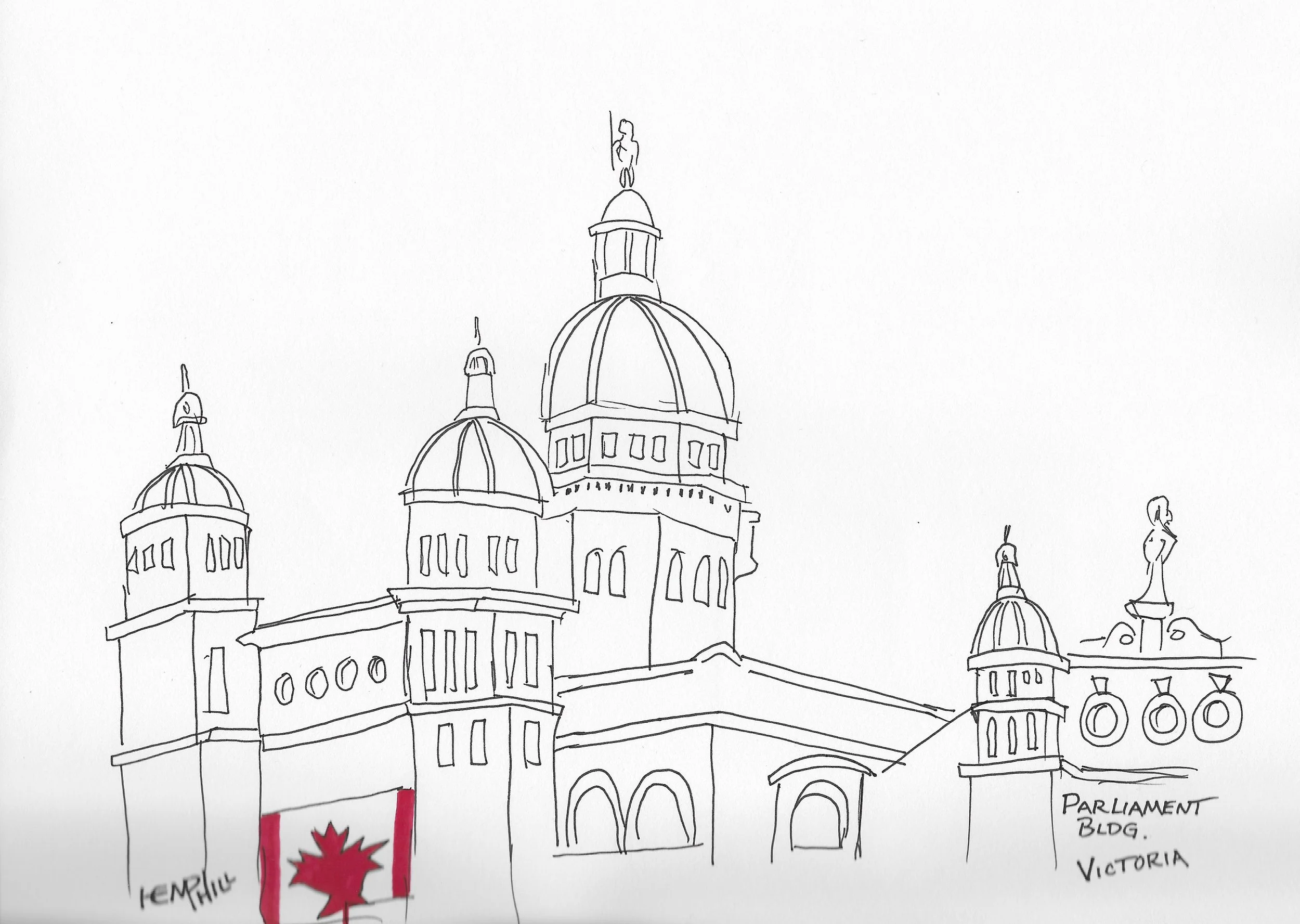 15 minute sketch this one, 14 to be exact. Time limit all stop. Red added later. Draw what you see.