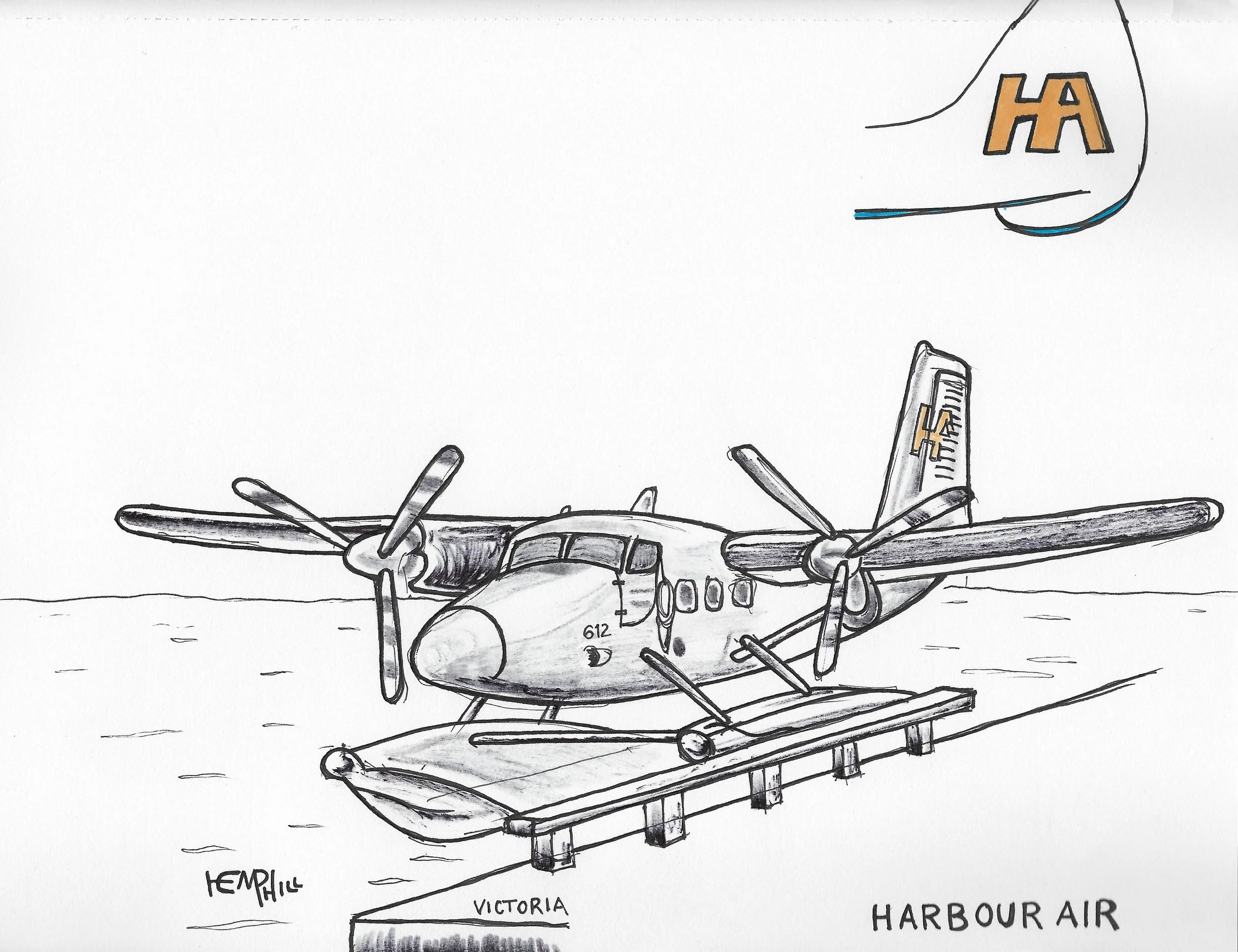 Best place I had for an evening meal of surf & turf, amazing bartender drink & this sketch! Perfection.