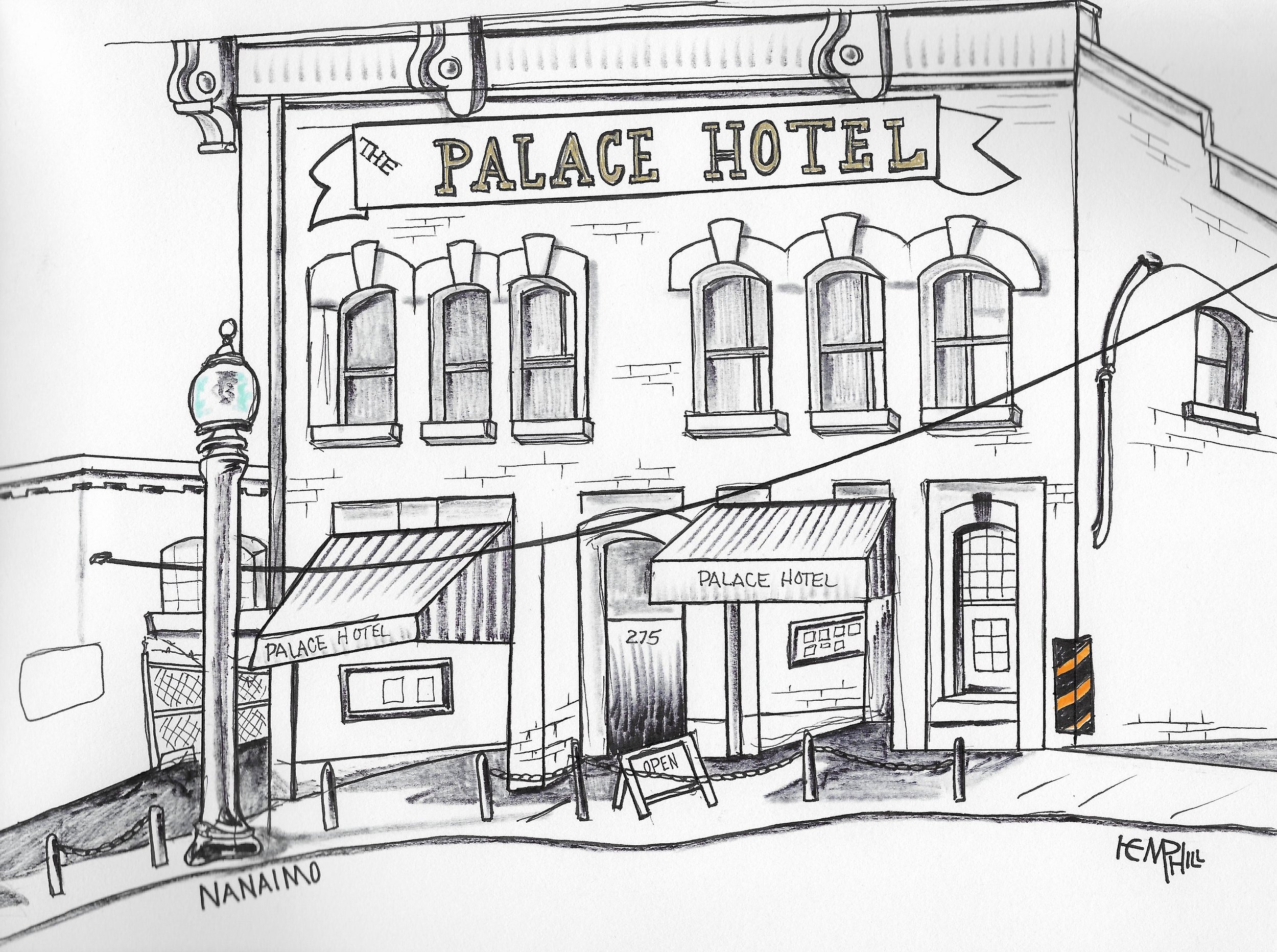 Each sketch is unique, some people gawk, some not. The sounds, the smells. This one draw fast cuz the stench was pretty stiff