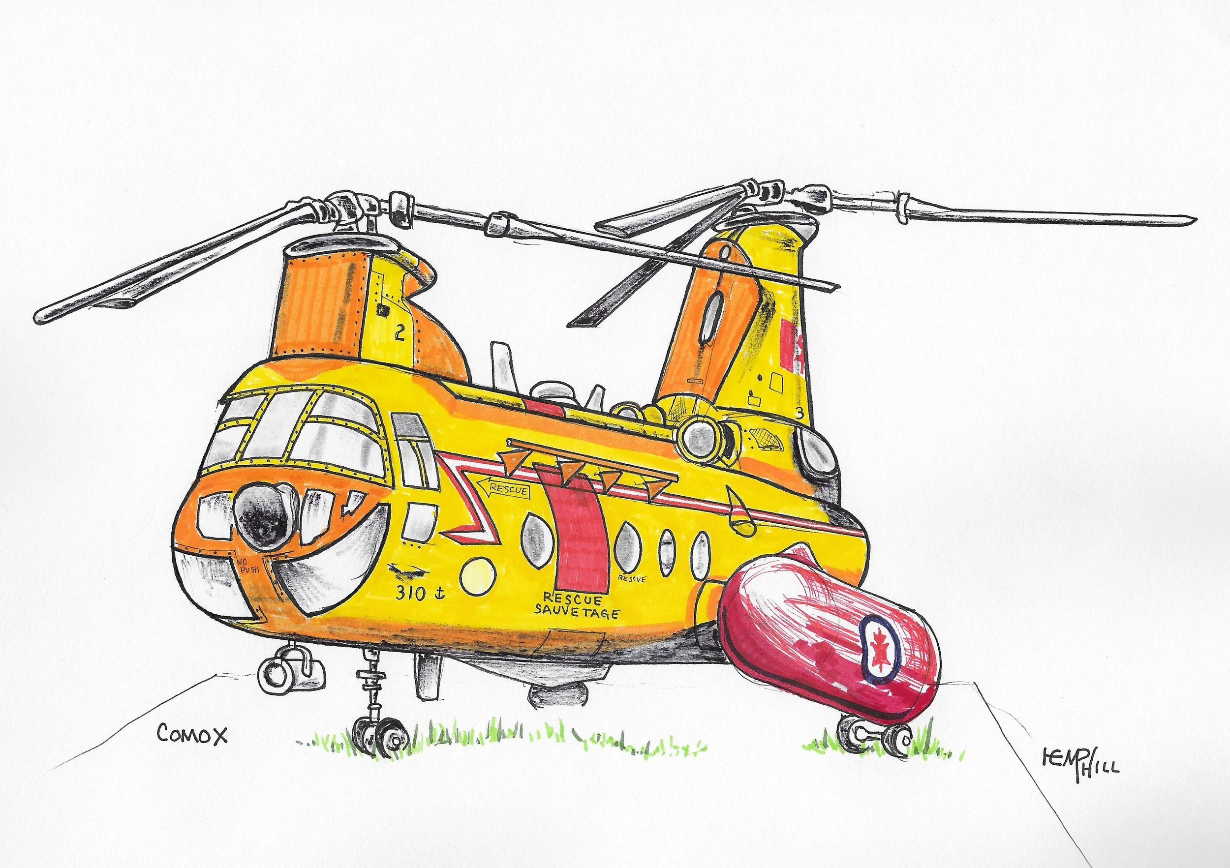 As soon as I finished the last rescue chopper I come around and see this. Yep gotta do this one too. Looks like its smiling