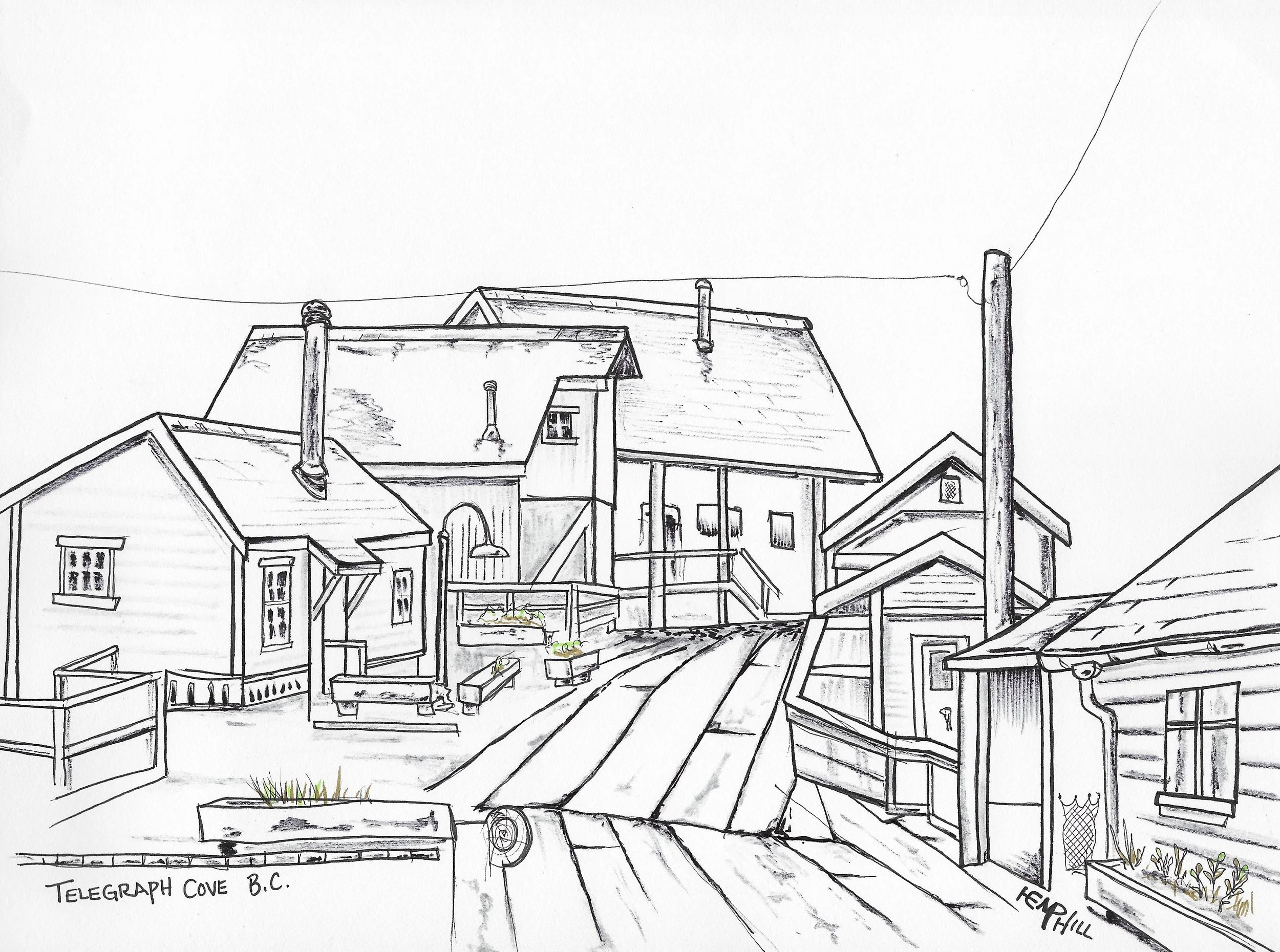 Sometimes you can draw sometimes you can't. If I hadn't been on the road sketching 2-3 a day no way I could of pulled this off cold.