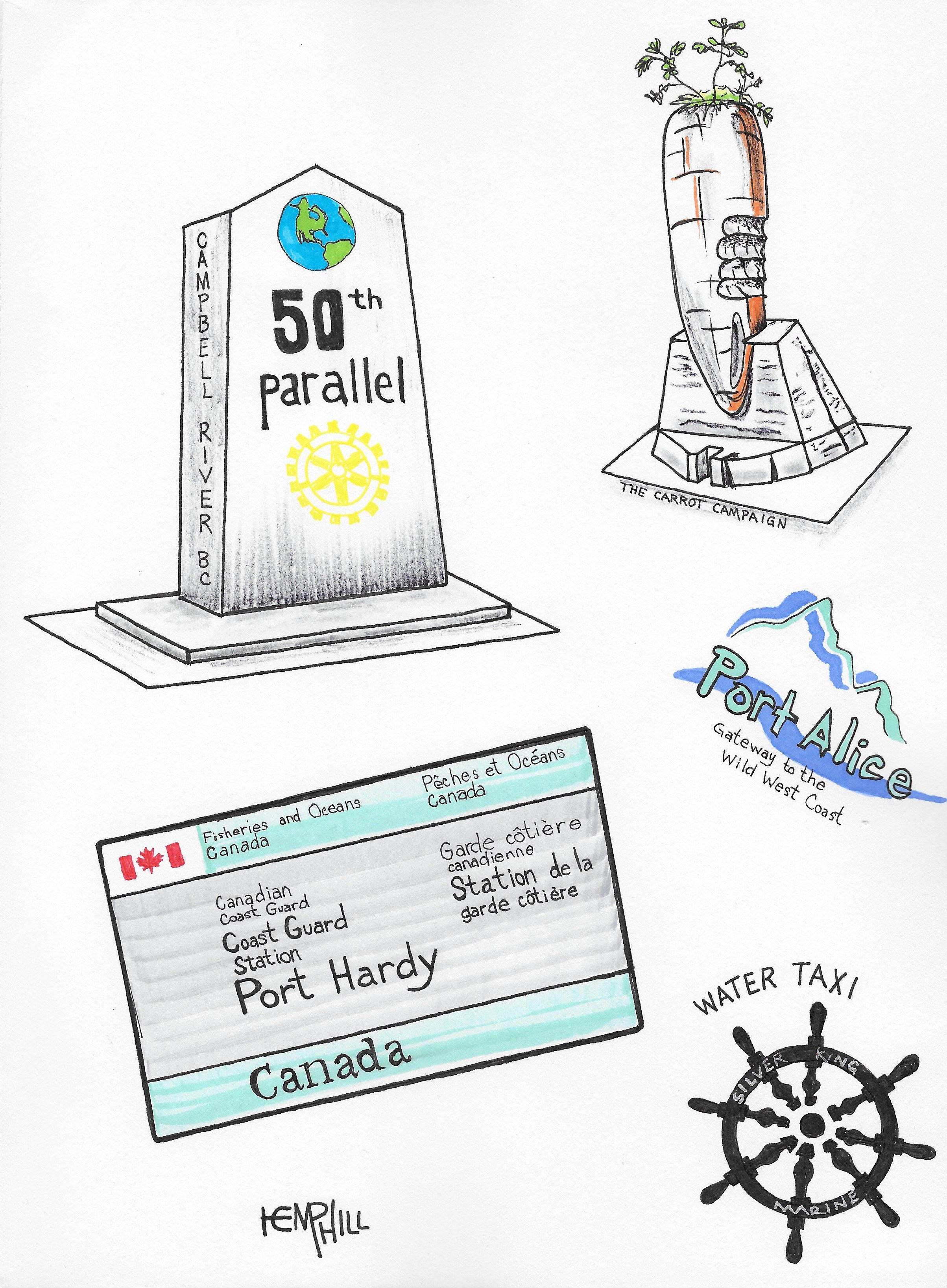 Some things you find along the way. Check out the carrot deal pretty funny everyone can relate