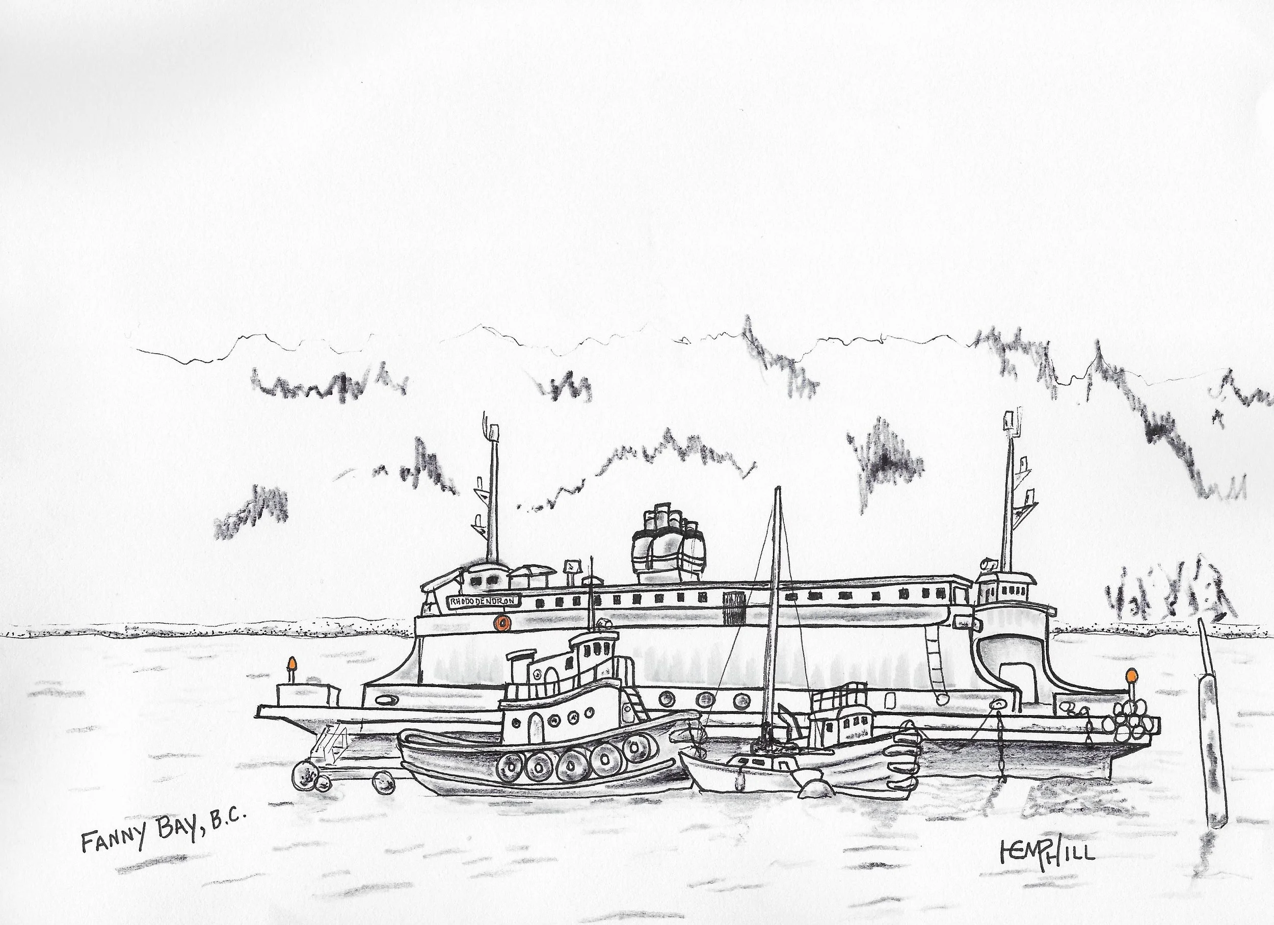 Moor Em Up looks like the tug kinda hang out. Lots of room to spread out, great seaside view.