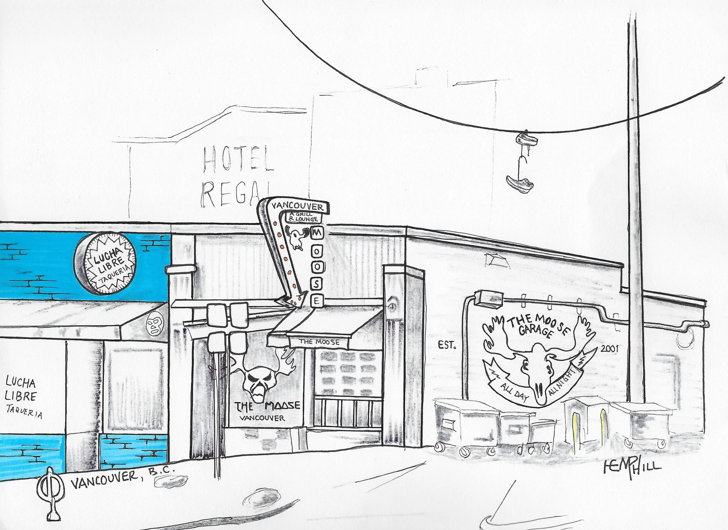 Moose downtown Vancouver, BC