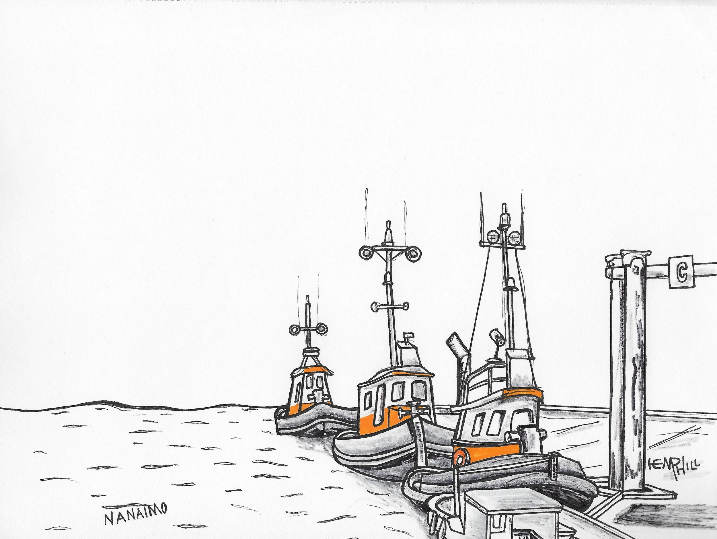 Oh oh here's another one of those yep gotta draw that one too. How many tugs can a tug tug draw? three sure?