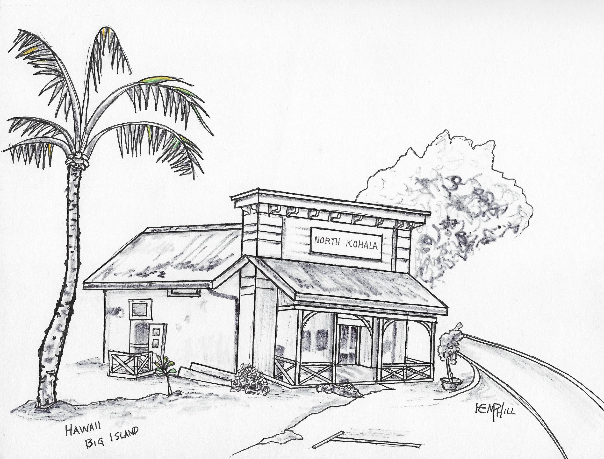 Big Island - bout as far north as you can get, found this.