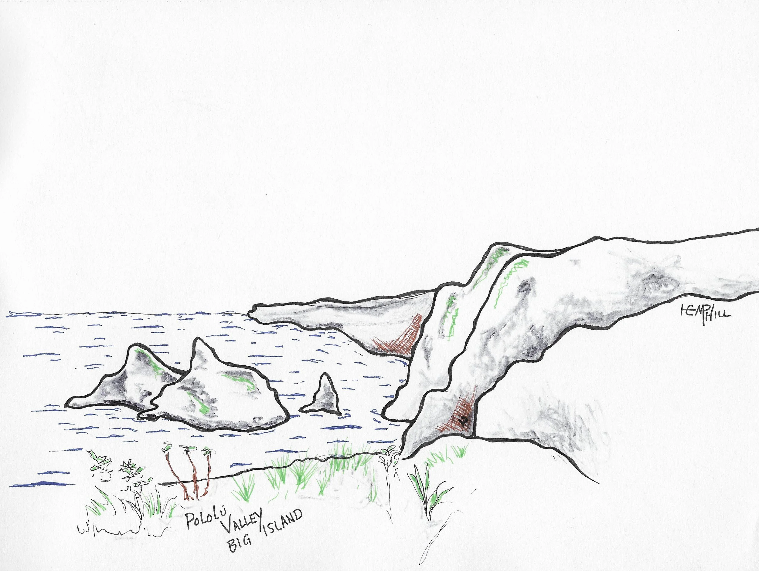 North side of Waipio Valley, utter beauty