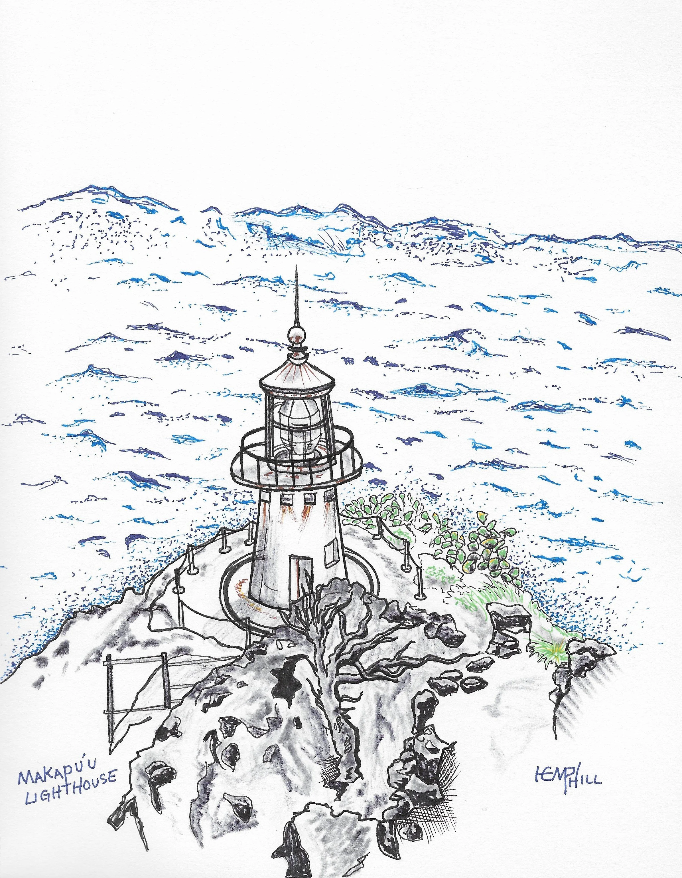 Makapuu Lighthouse, eastern side of Oahu. One of my favorites in the whole world