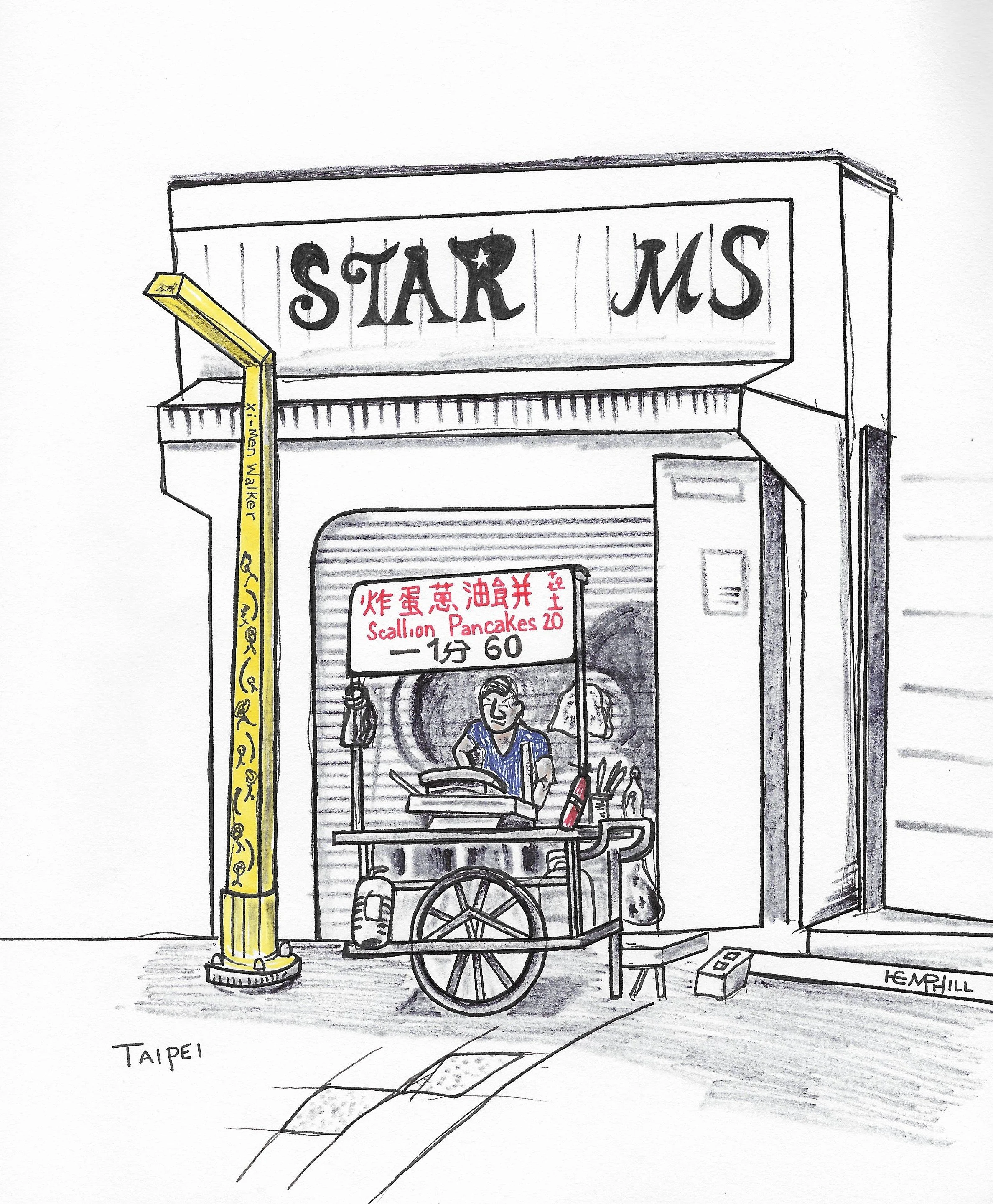 Welcome to Taipei, Taiwan! this scene right across from my hotel, every single night.