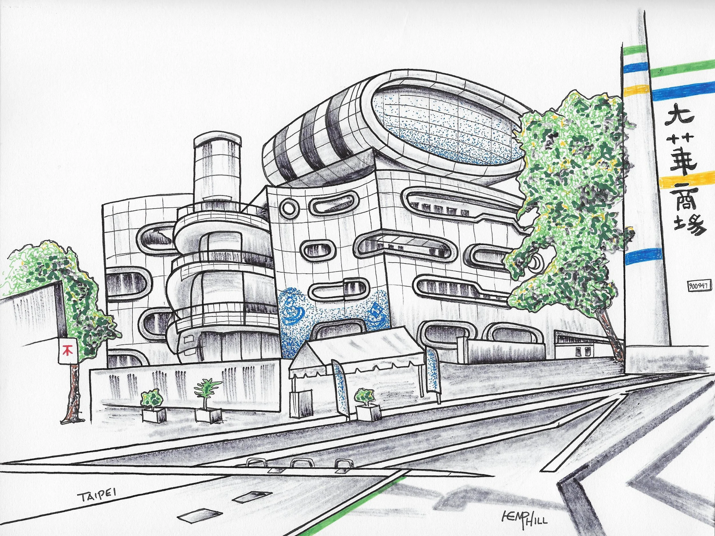 Syntrend building, everything you could imagine inside.