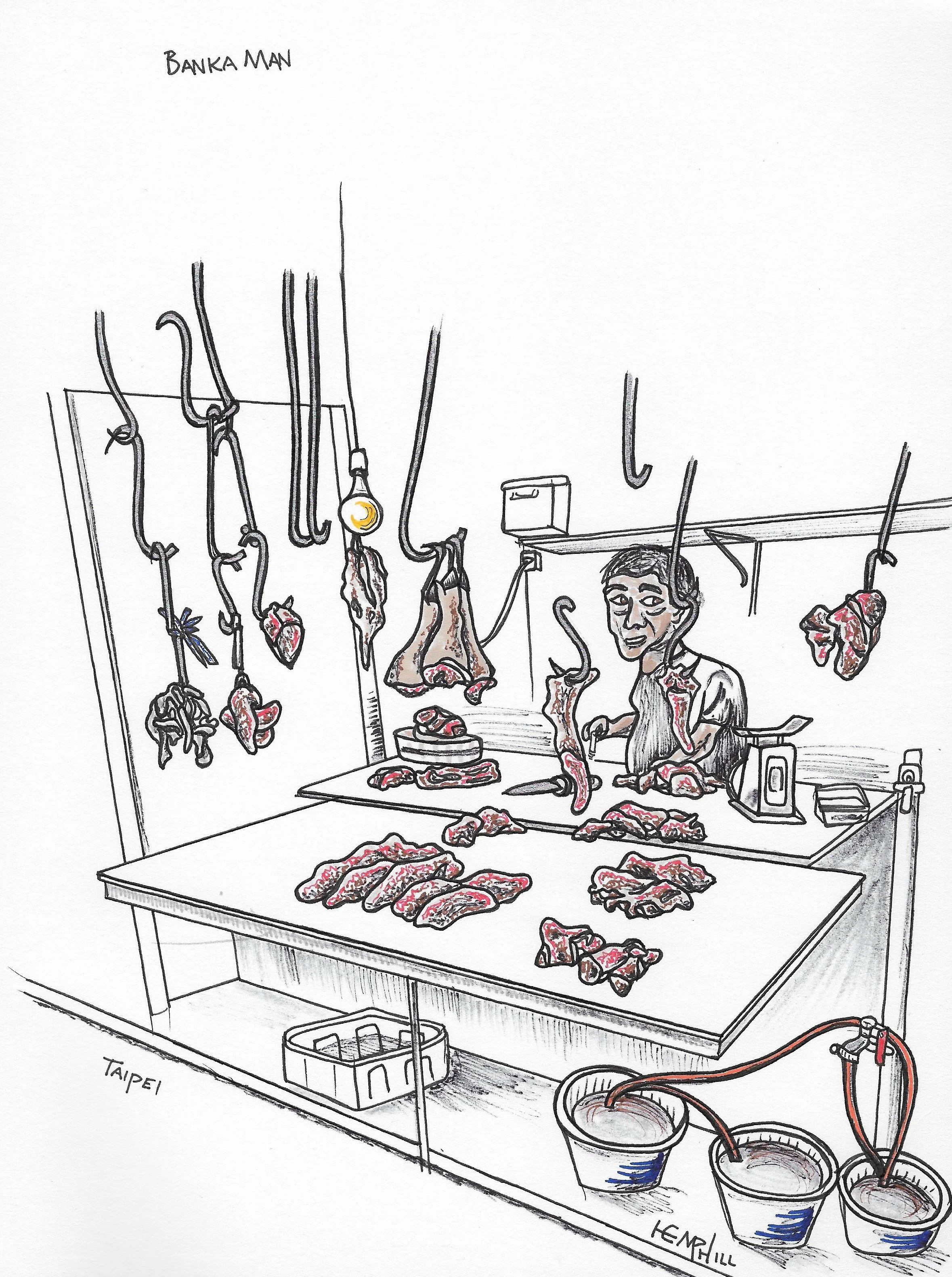 Bangka man - meat cleaver up! Don't ask where your food comes from if tasty and good then you're good.