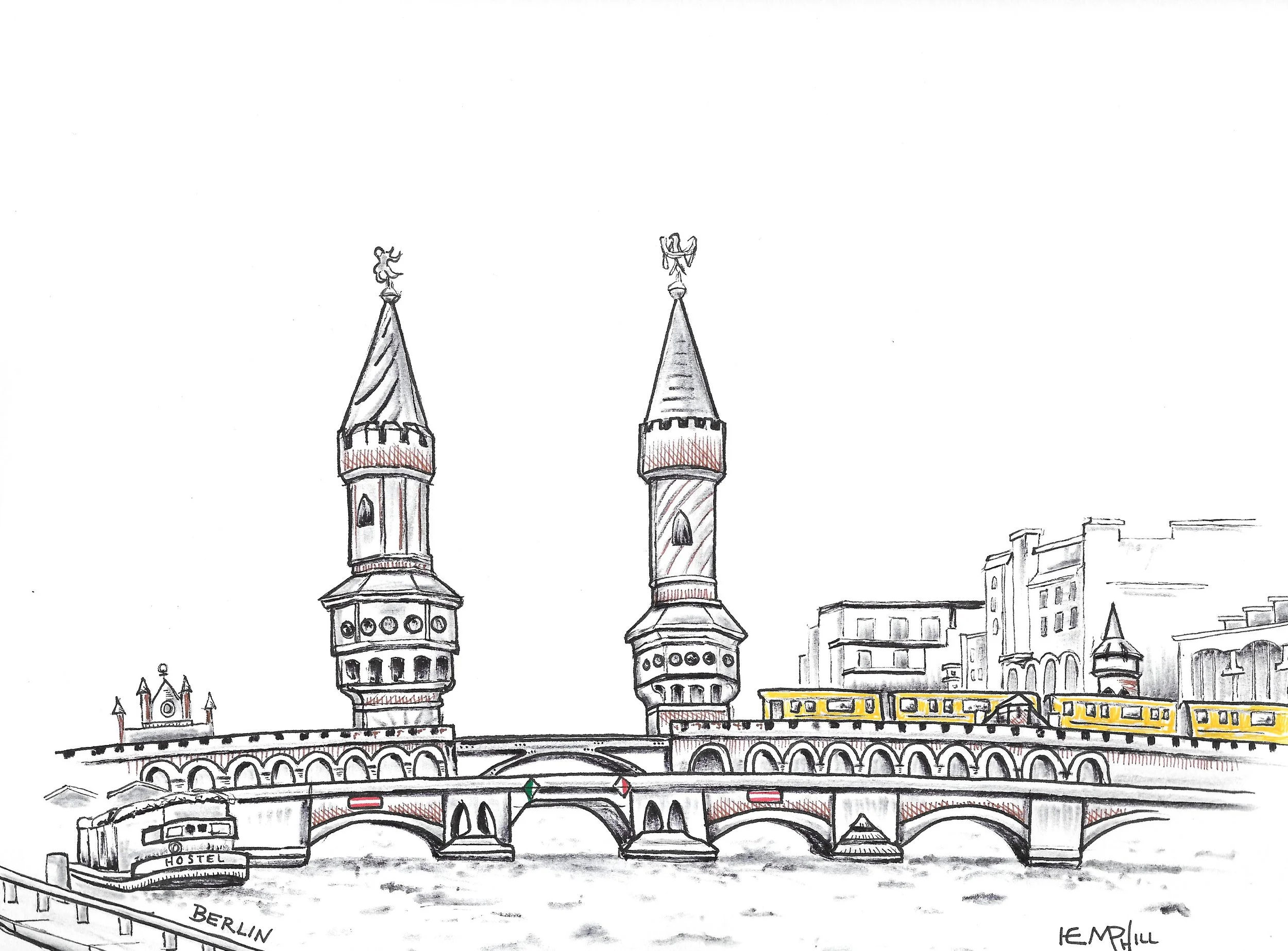 S Bahn line is above ground, very ez. The U Bahn underground and difficult to navigate