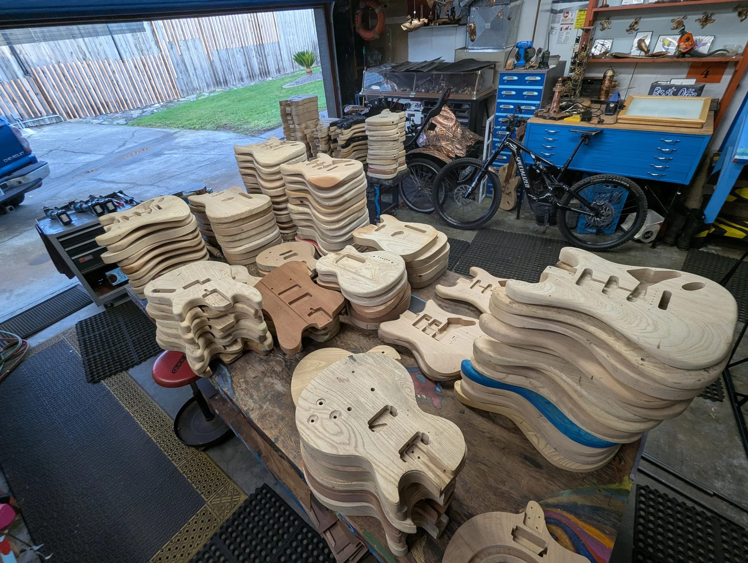 I will pass out two bodies and one neck while supplies last. First come first served.