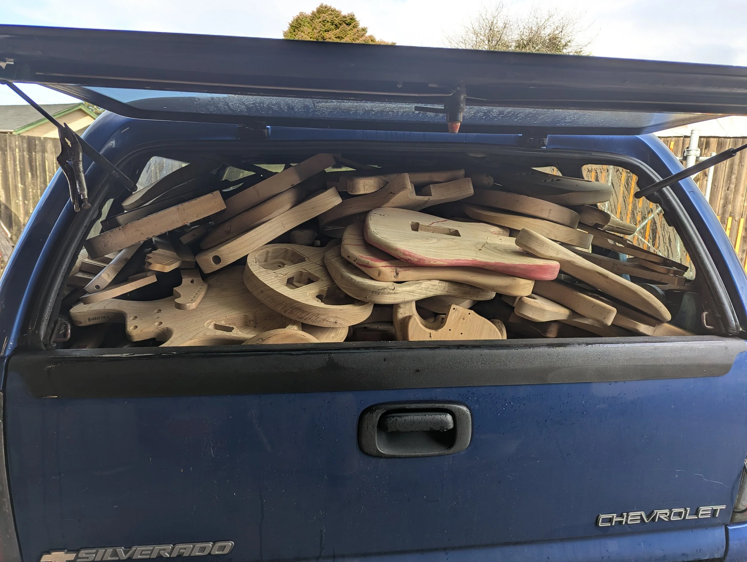 Pack em up, load er up! Truck full of Guitarbige makes a guy very happy!