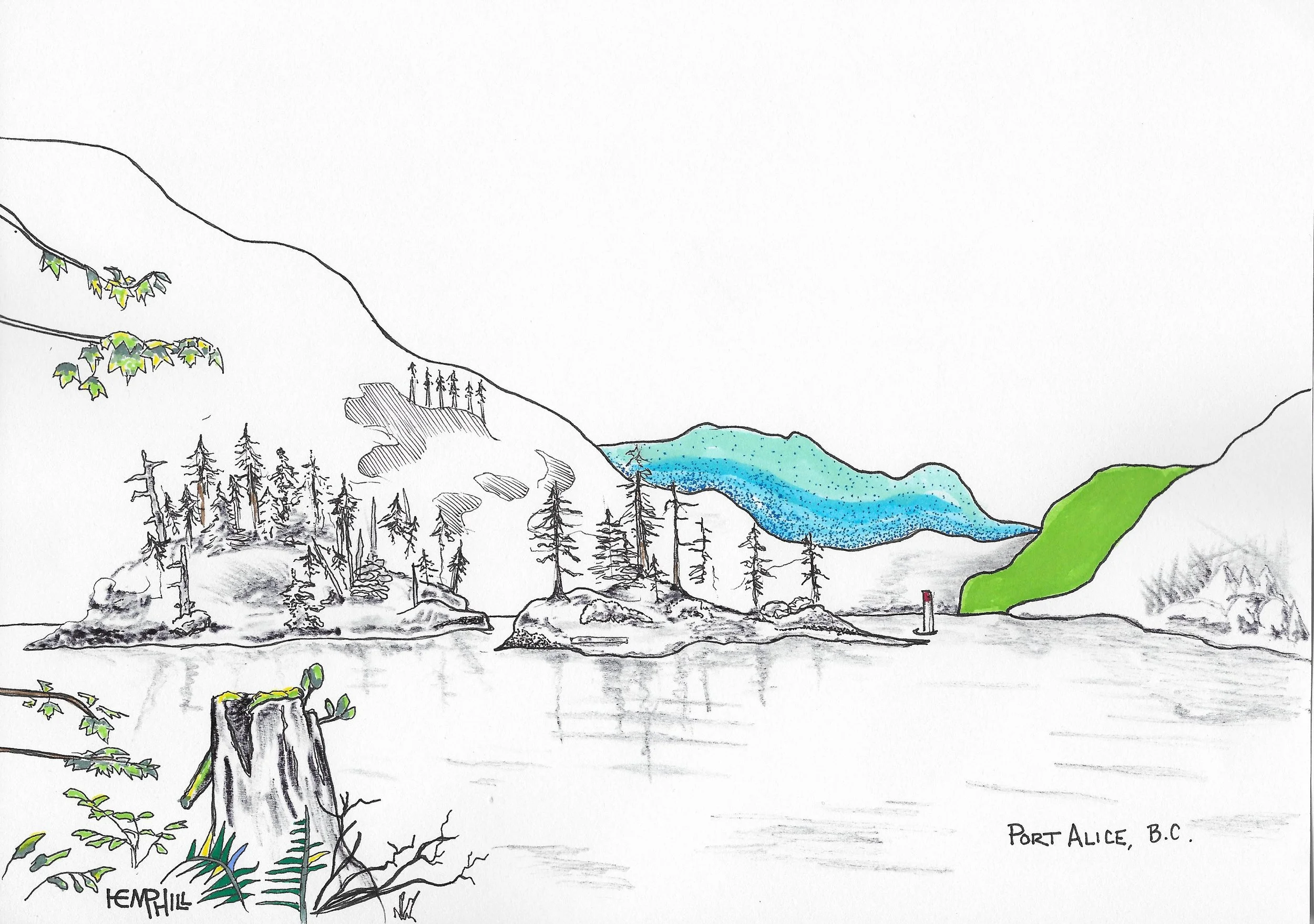 Was a rainy day but this came out to be an amazing sketch. Its just a sketch