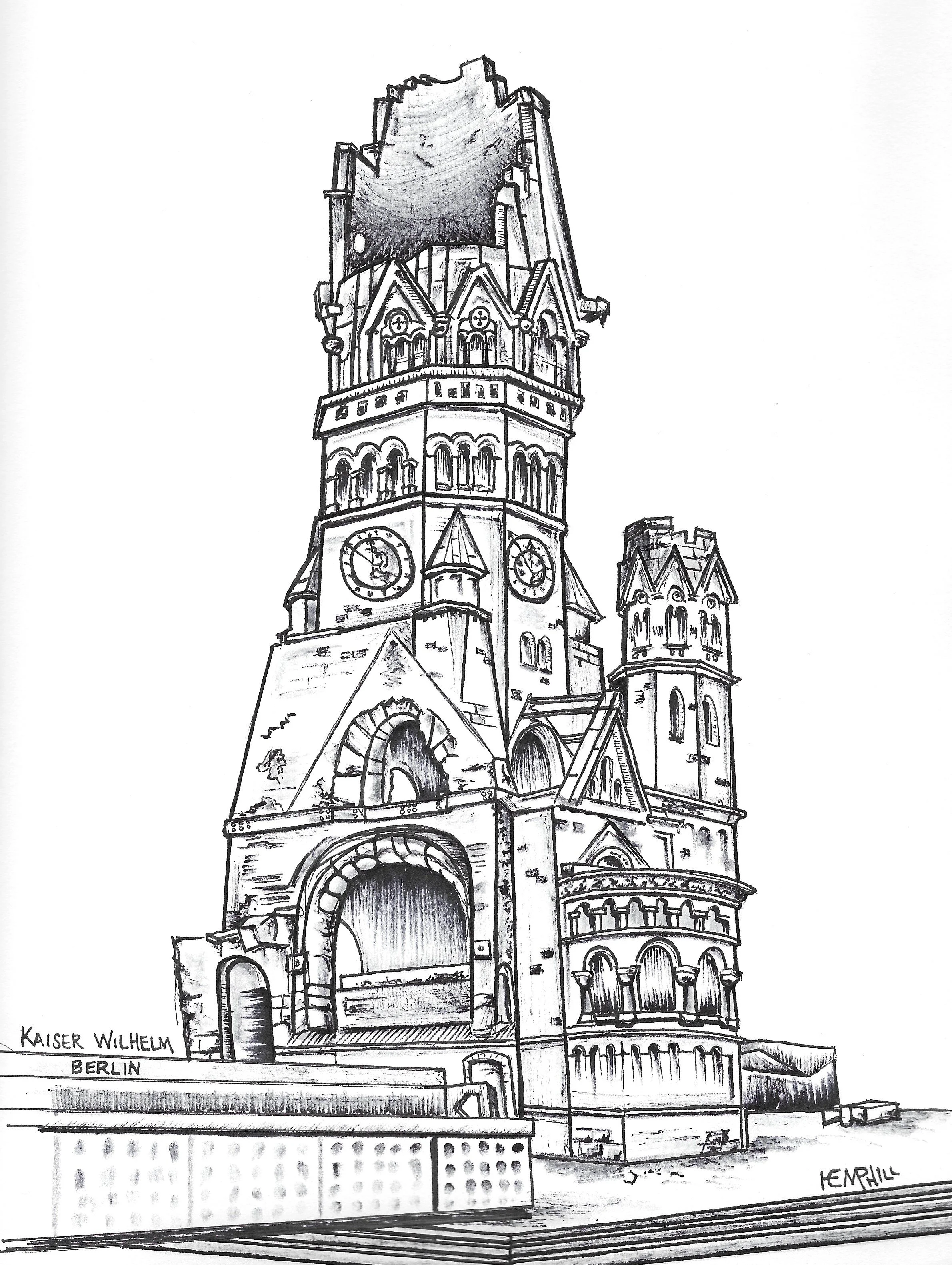 Remnants of blown up cathedral