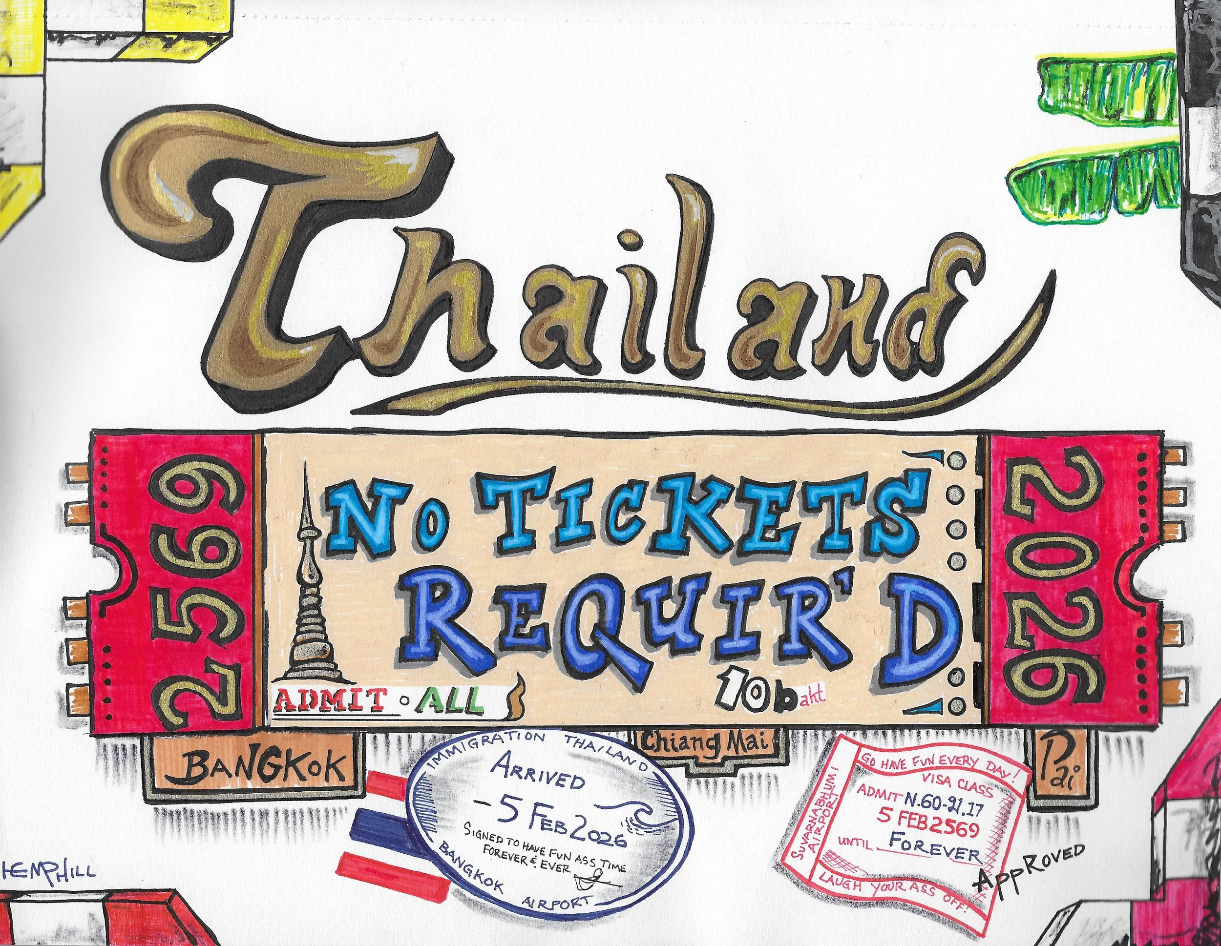 Welcome to "No Tickets Requir'd Show Thailand 2569