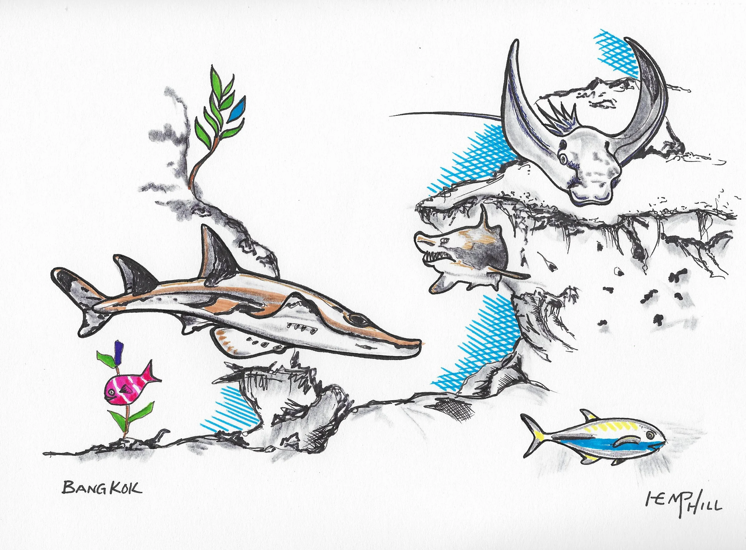 Sea Life Bangkok Ocean World - pretty amazing place