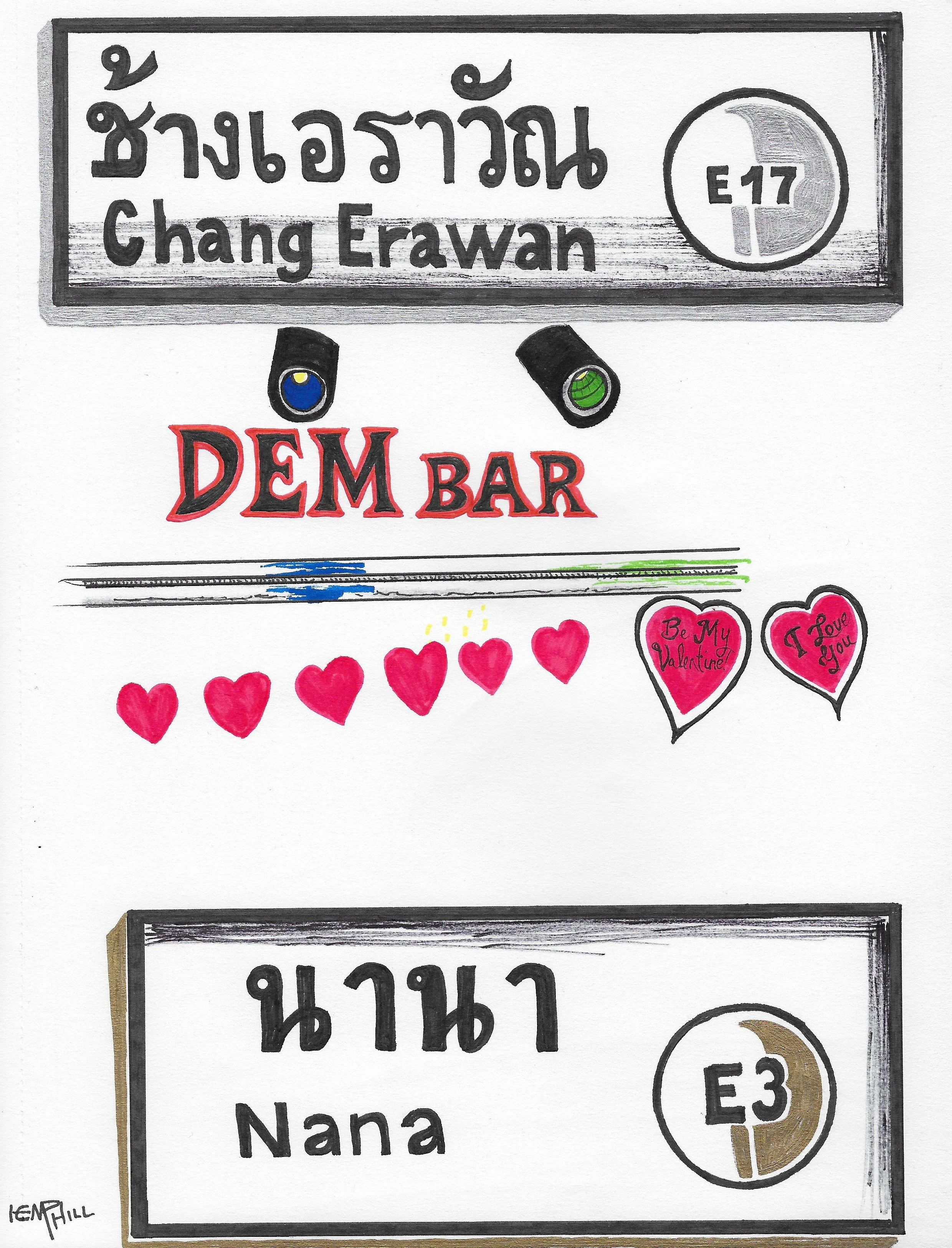 I started doing signs along time ago on first Thailand visit, after awhile things started looking the same