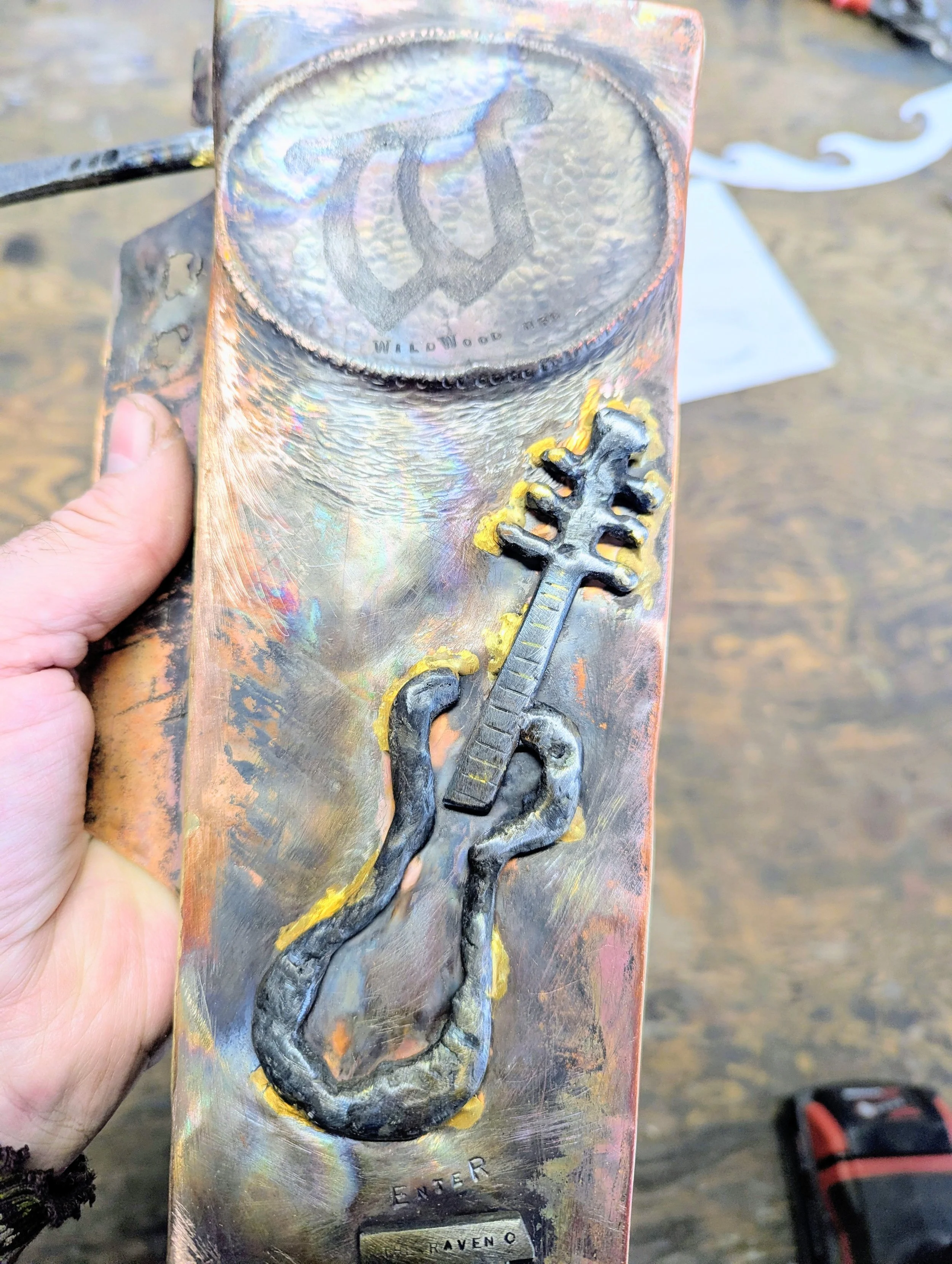 Here I added "Wildwood Mfg" logo