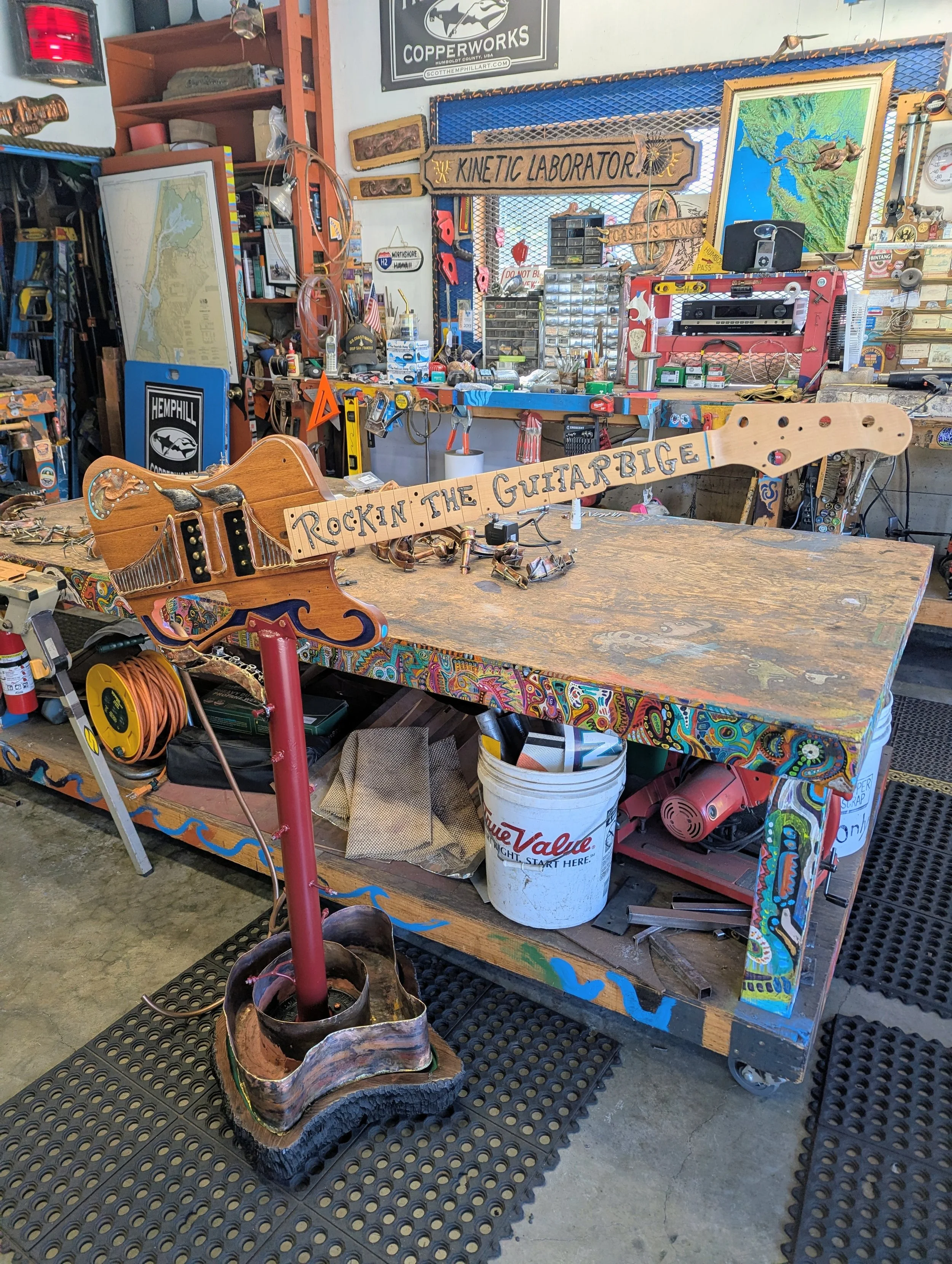 Closing in on this long job. Very cool piece and is presently up and running!
