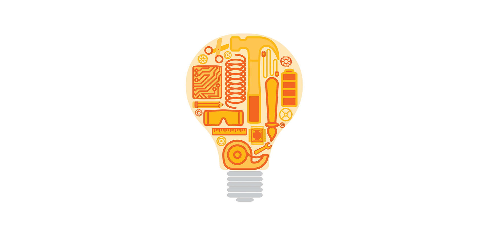 Editorial illustrations for Camp Invention.