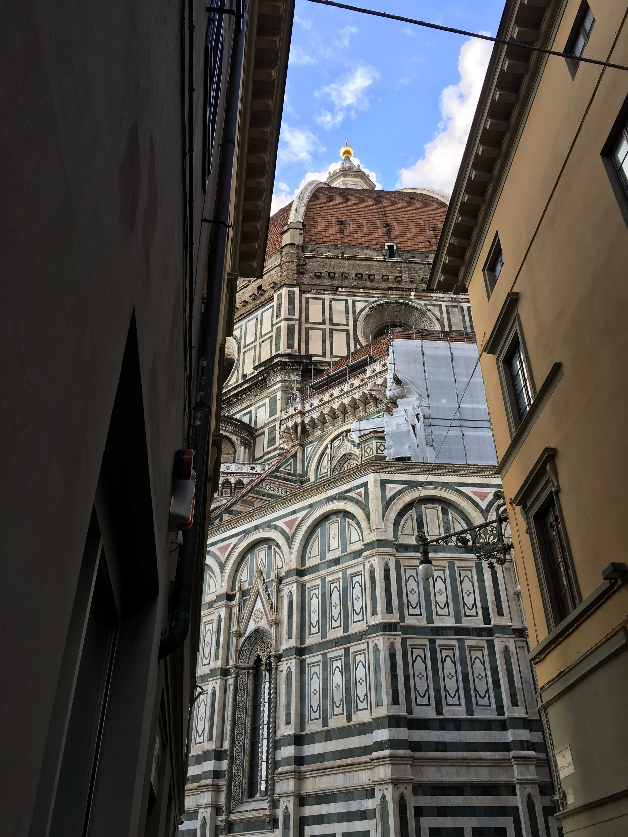Duomo under some construction. 