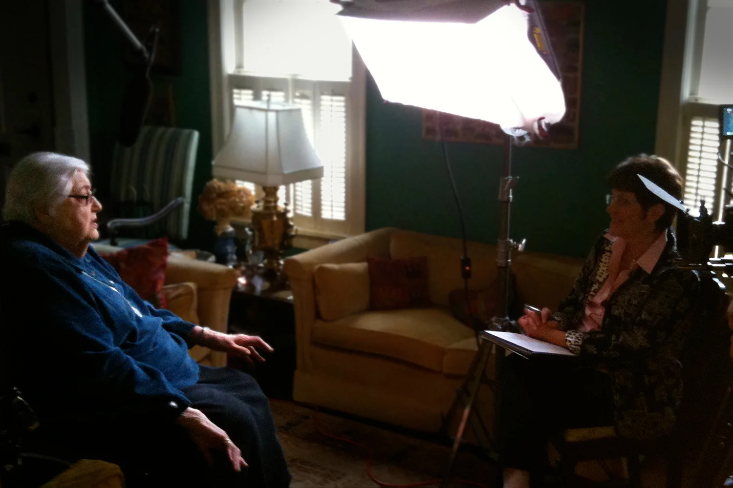 American contralto Florence Kopleff (1924 - 2012) interviewed by Kiki Wilson for the film Robert Shaw - Man of Many Voices.
