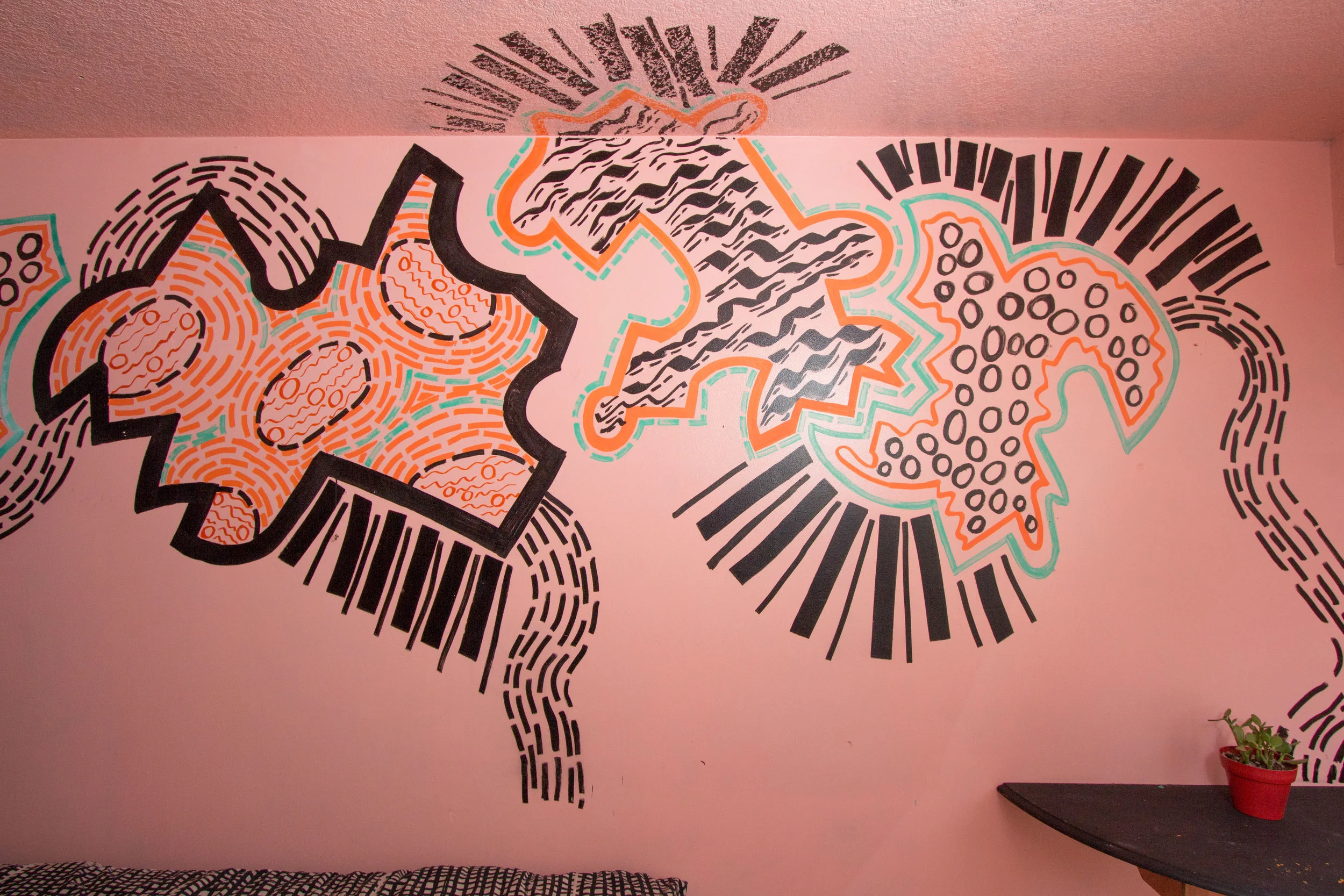 Paperroute Warm Storm Wall Mural