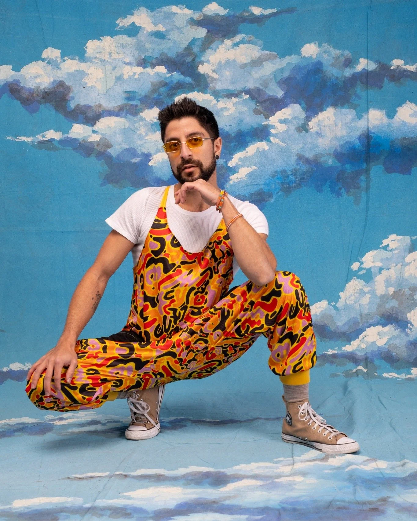 &ldquo;I love using fashion as a playful way to move through the world and express myself. I enjoy having variety &mdash; from my usual monochromatic looks to bright, bold colours and patterns. As a visual and movement artist, I feel most connected t